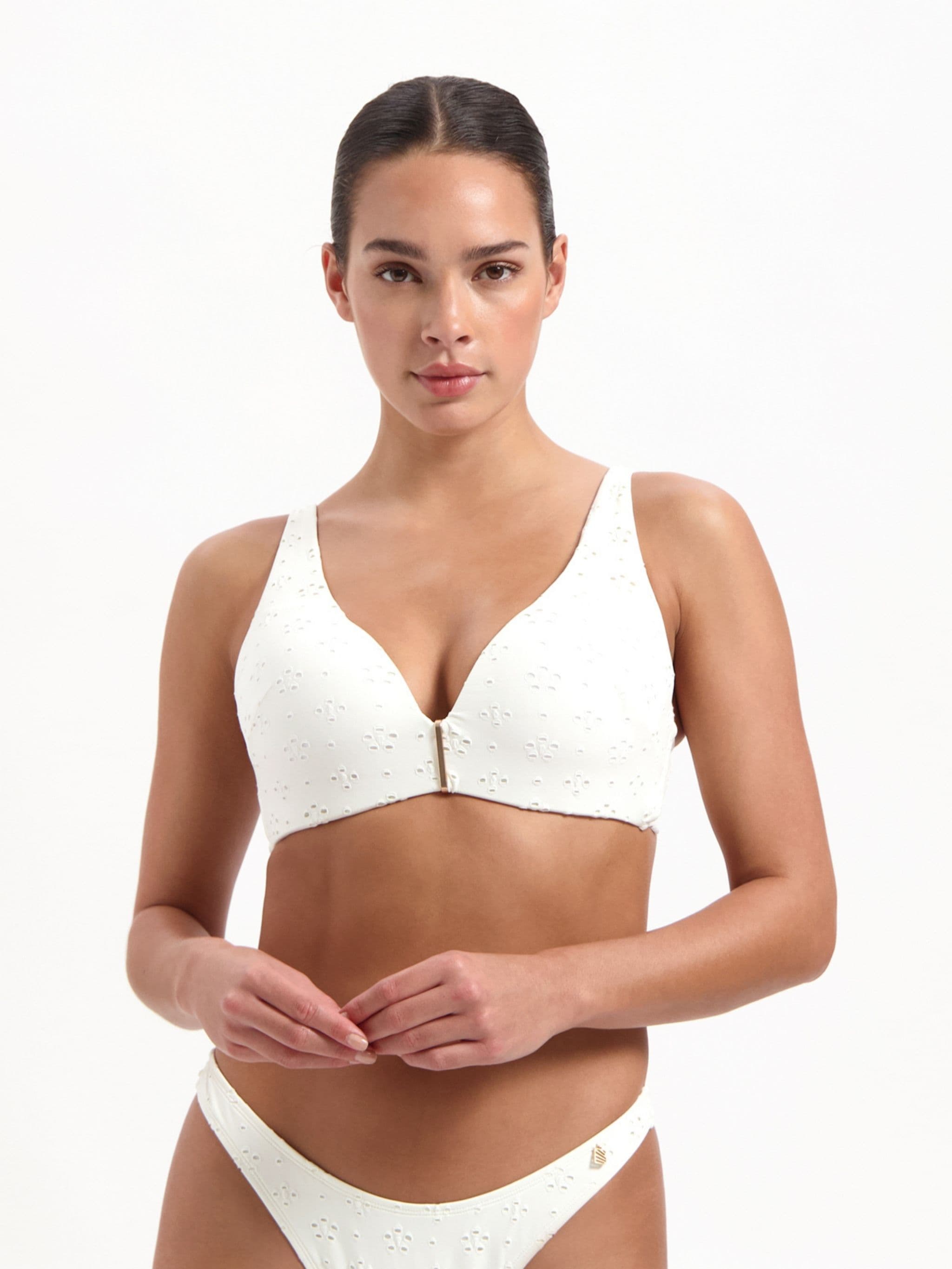 Push up Bikini Top - Wit