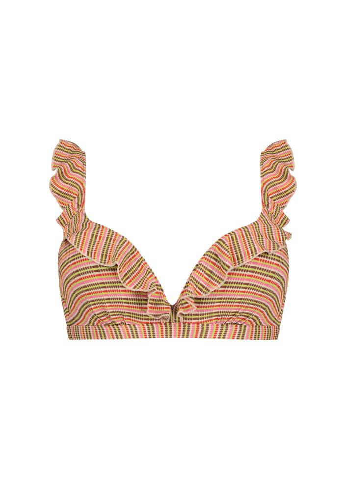 Ruffle Bikini Top - Rose Byblos