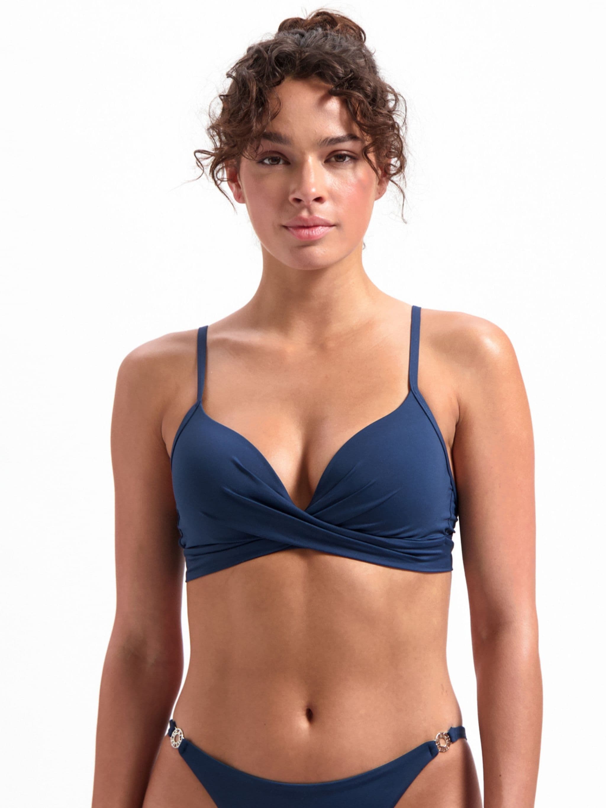 Voorgevormde beugel Bikinitop - Sailing blue