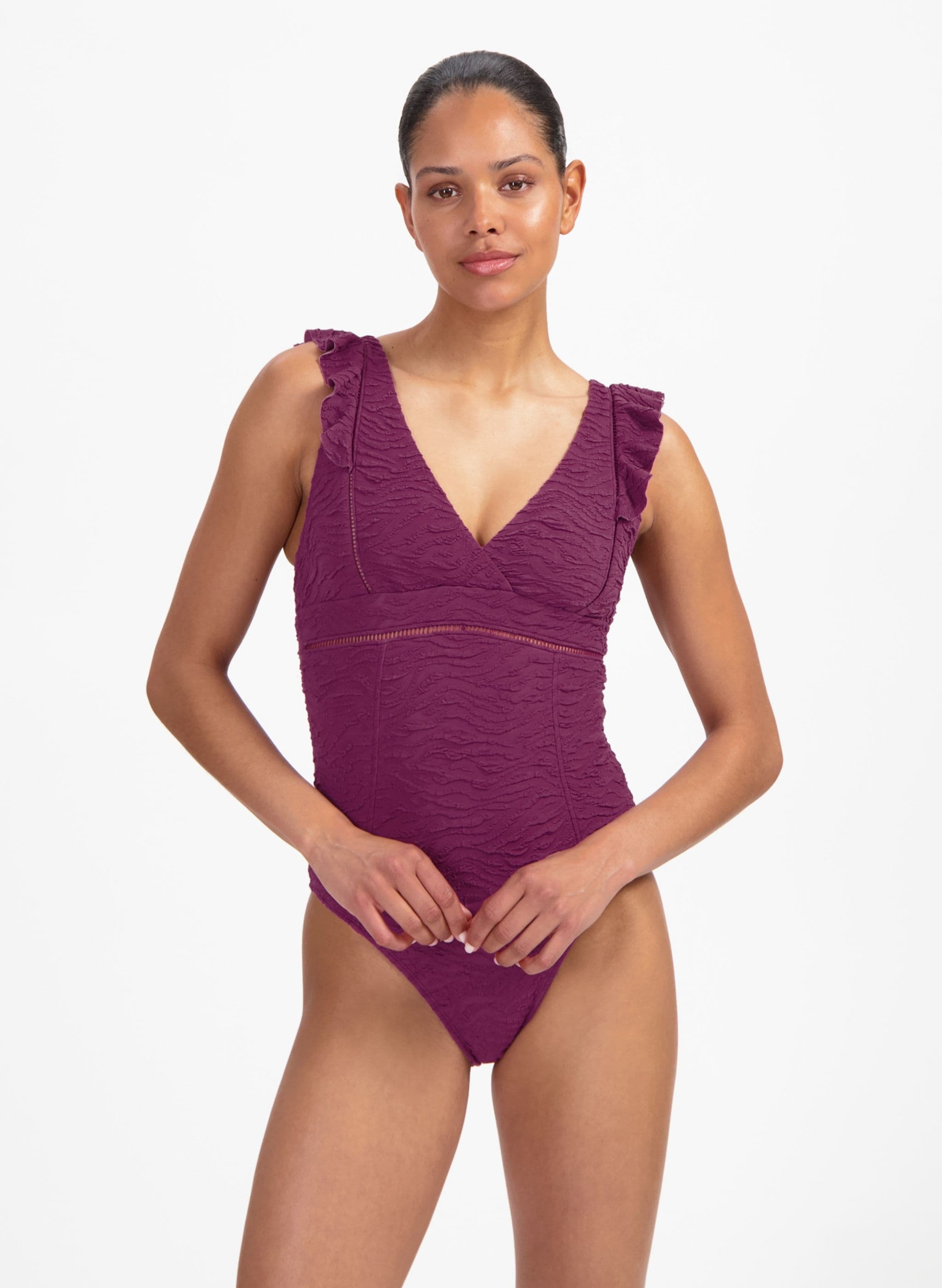 Voorgevormde Badpak - Violet