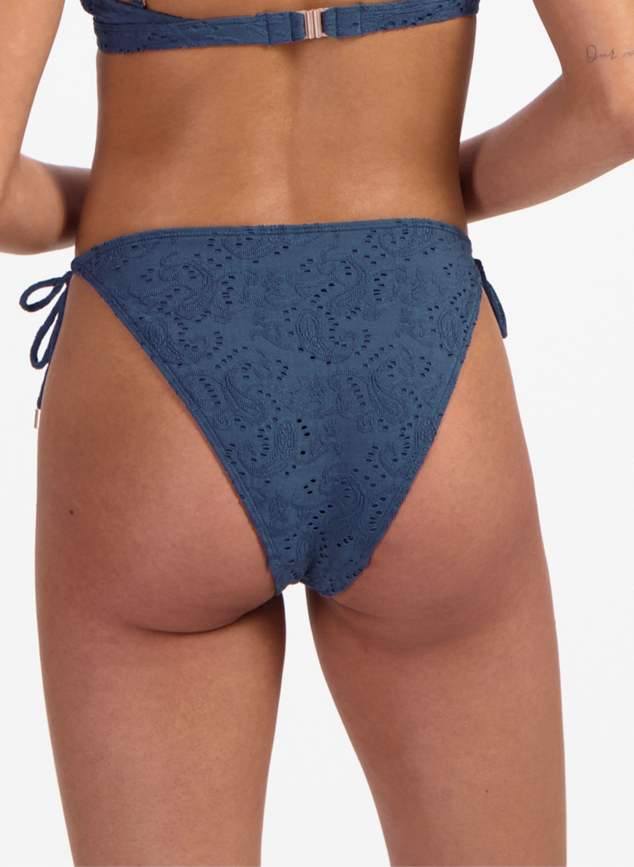 Mid Bikinibroekje - Grijsblauw