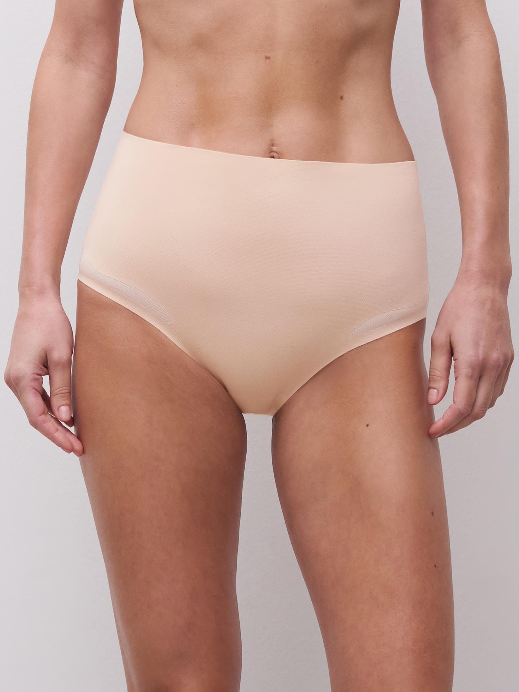 Hoge taille slip  - Goudkleurig Beige