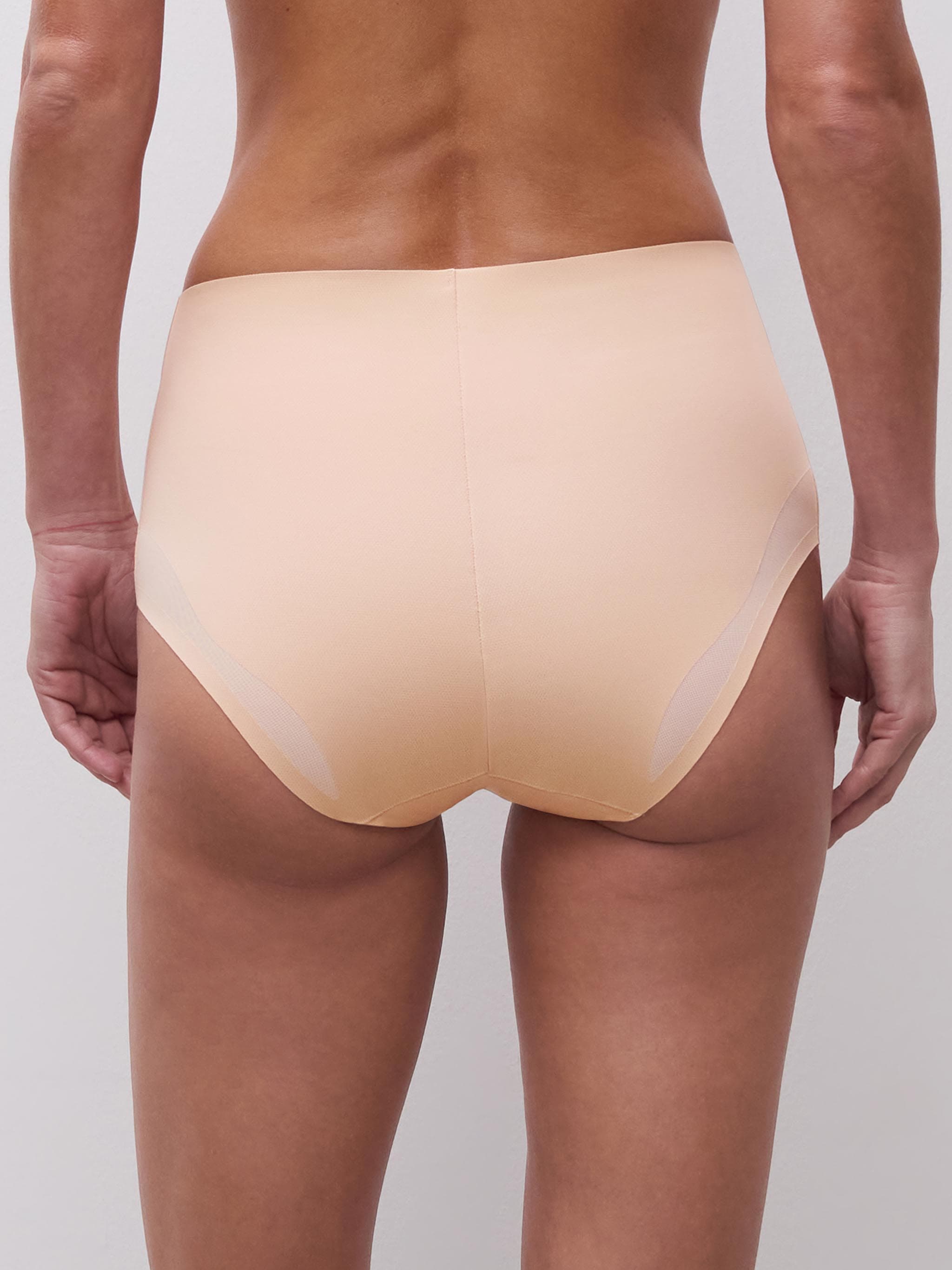Hoge taille slip  - Goudkleurig Beige
