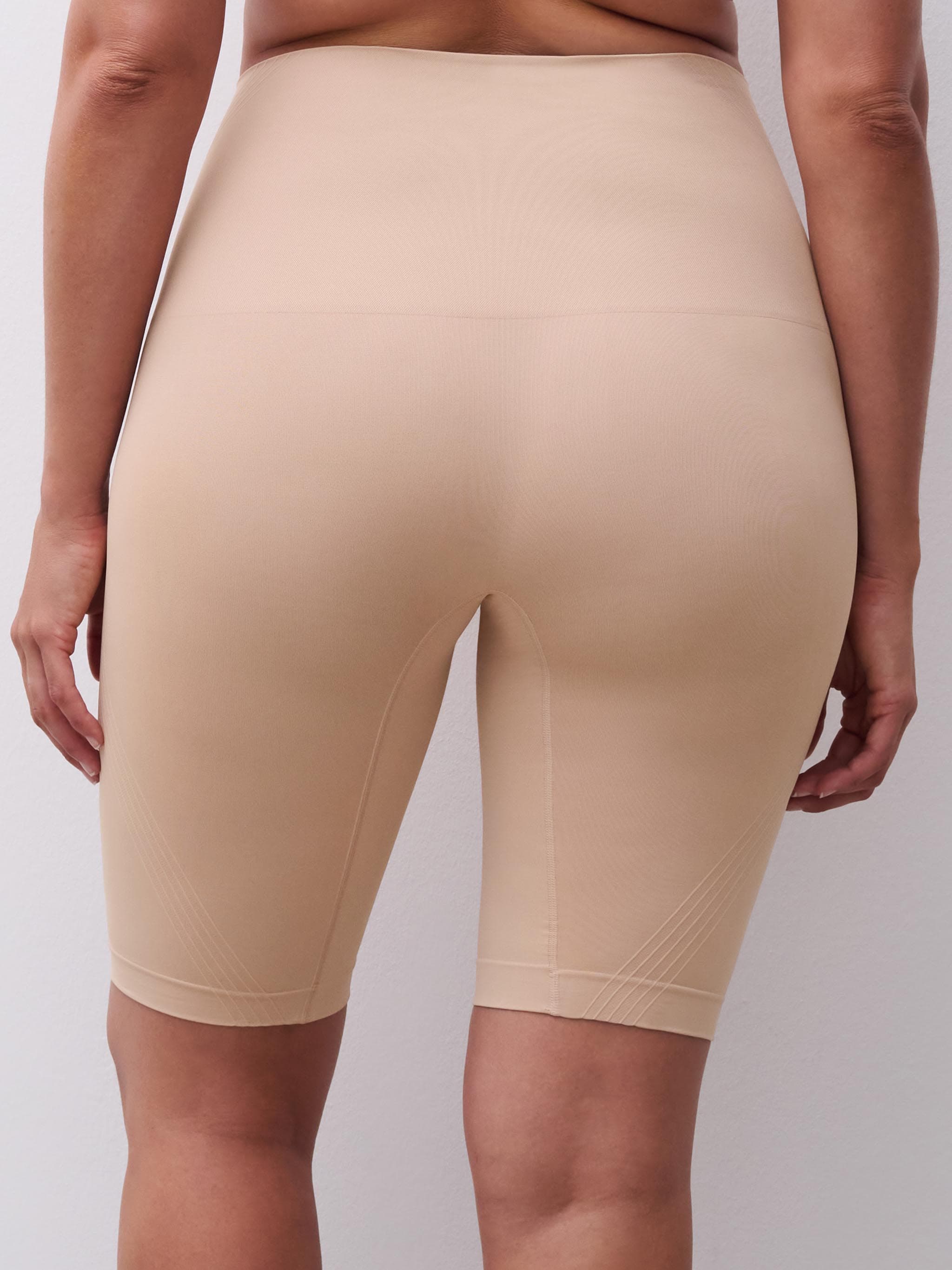 Smooth Comfort Shapewear - High waist Long Short - Clay Nude