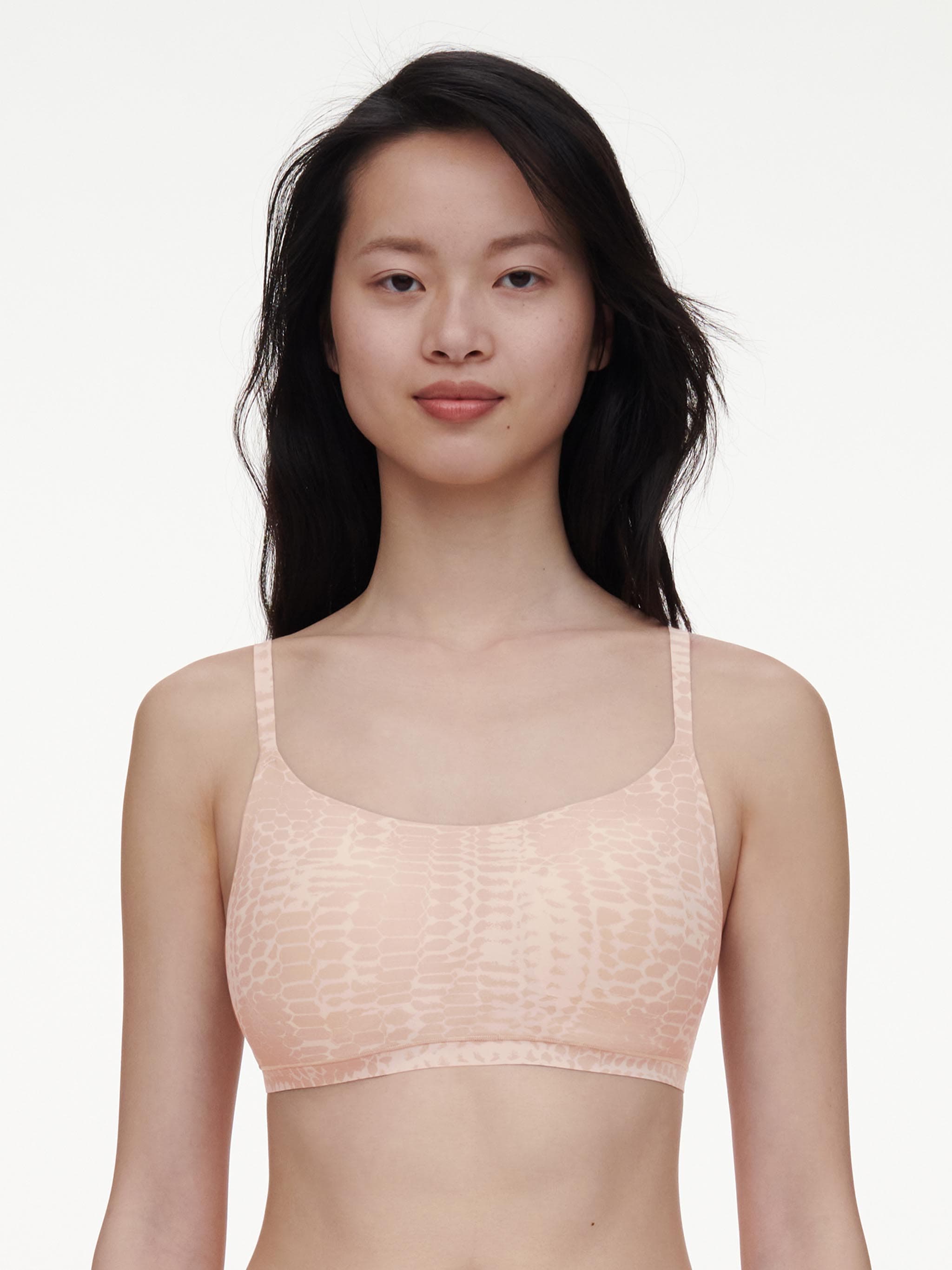 Softstretch Padded Bralette - LIGHT SNAKE PRINT