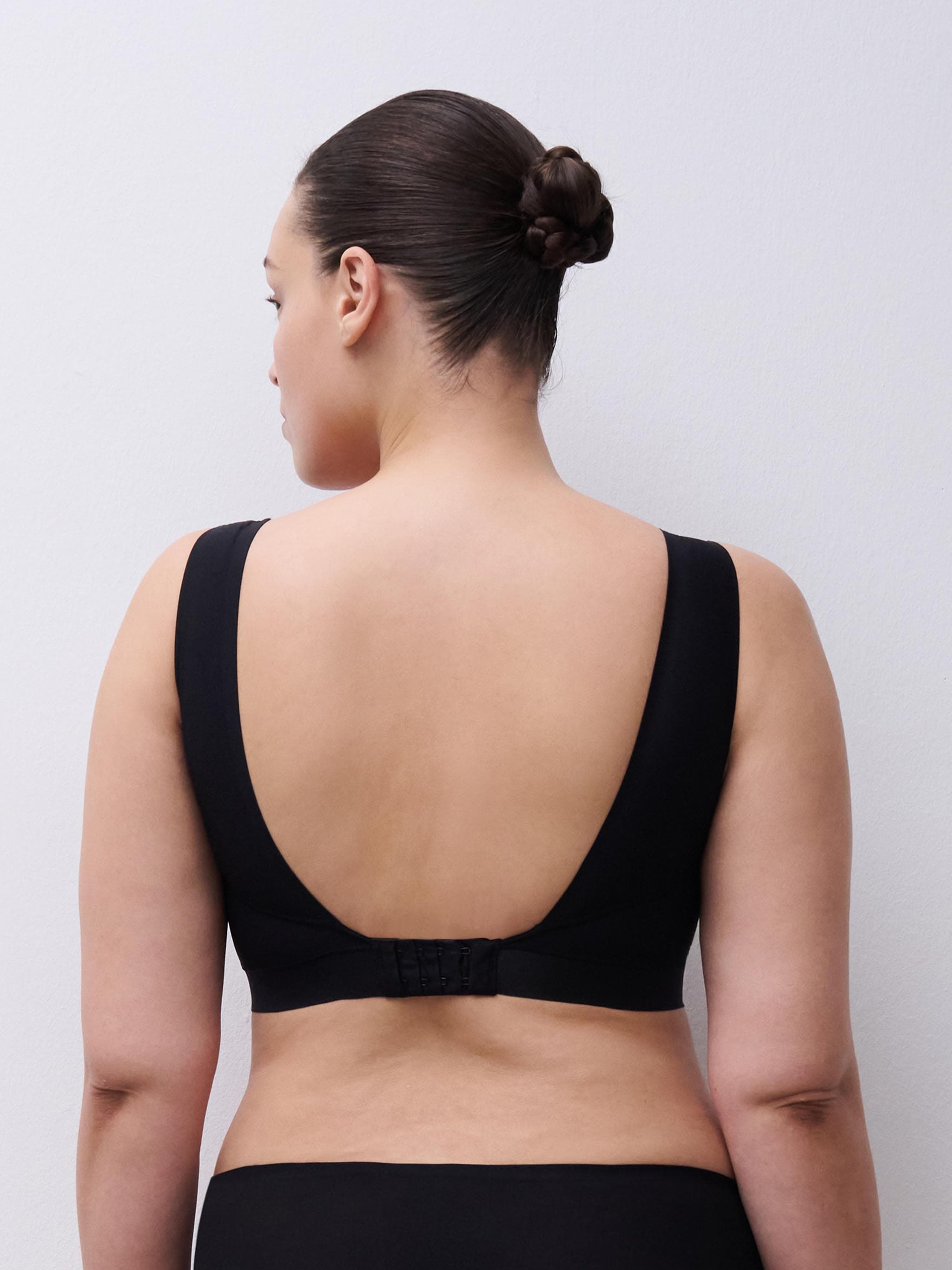 Beugelloze top - Zwart