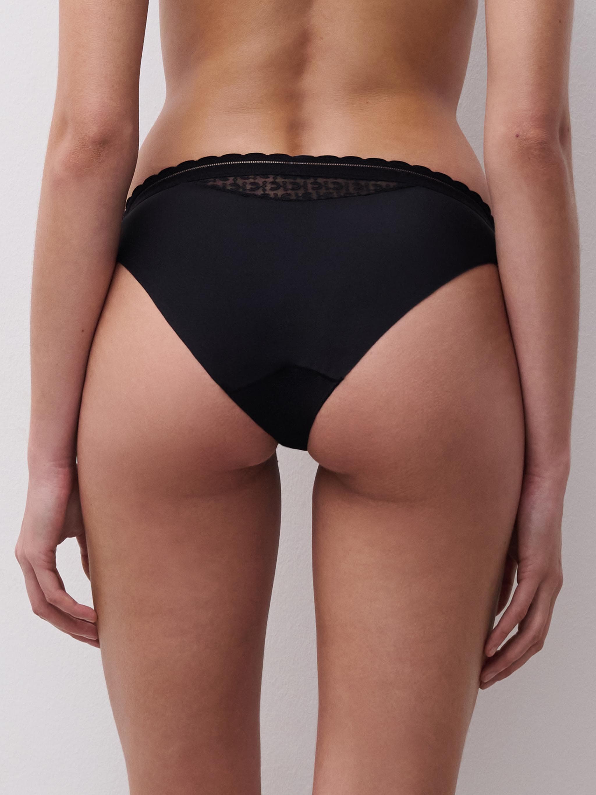 Monogram Slip - Zwart