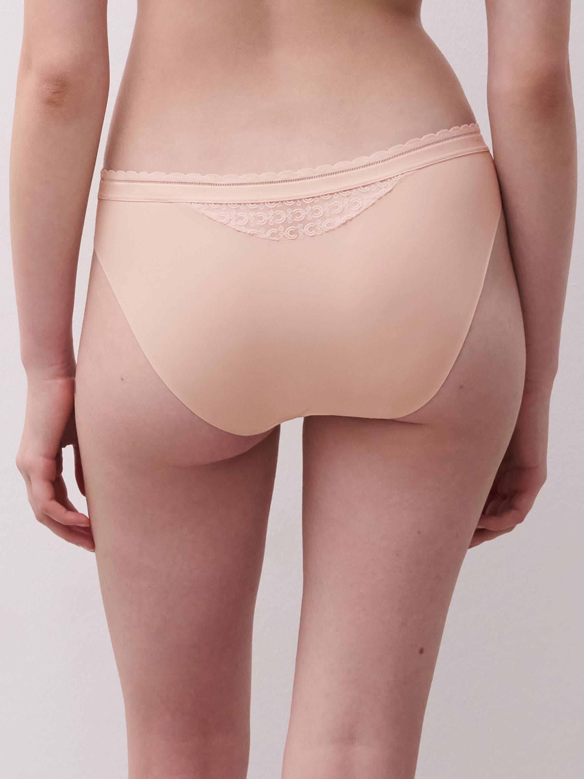 Monogram Slip - Goudkleurig Beige