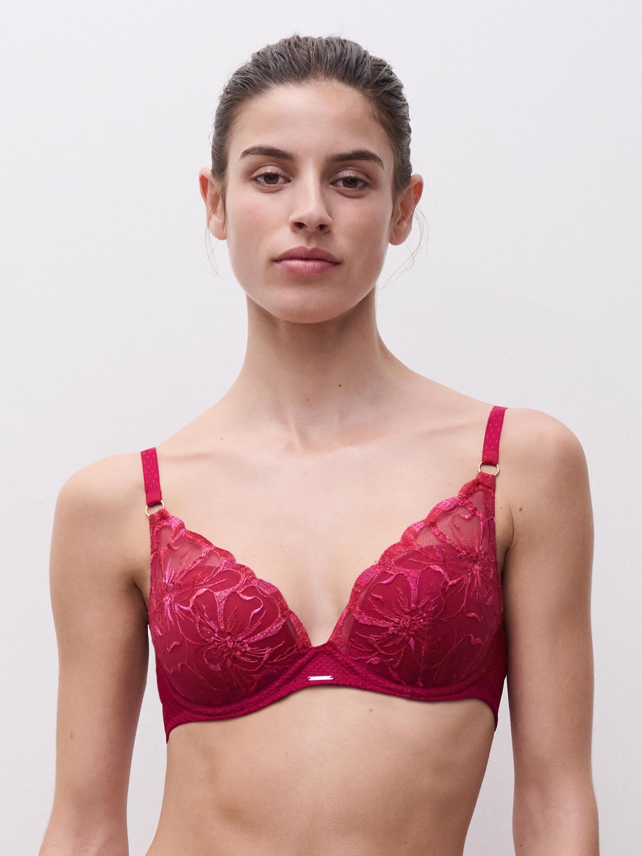 Voorgevormde Plunge BH - Candy Apple Shades