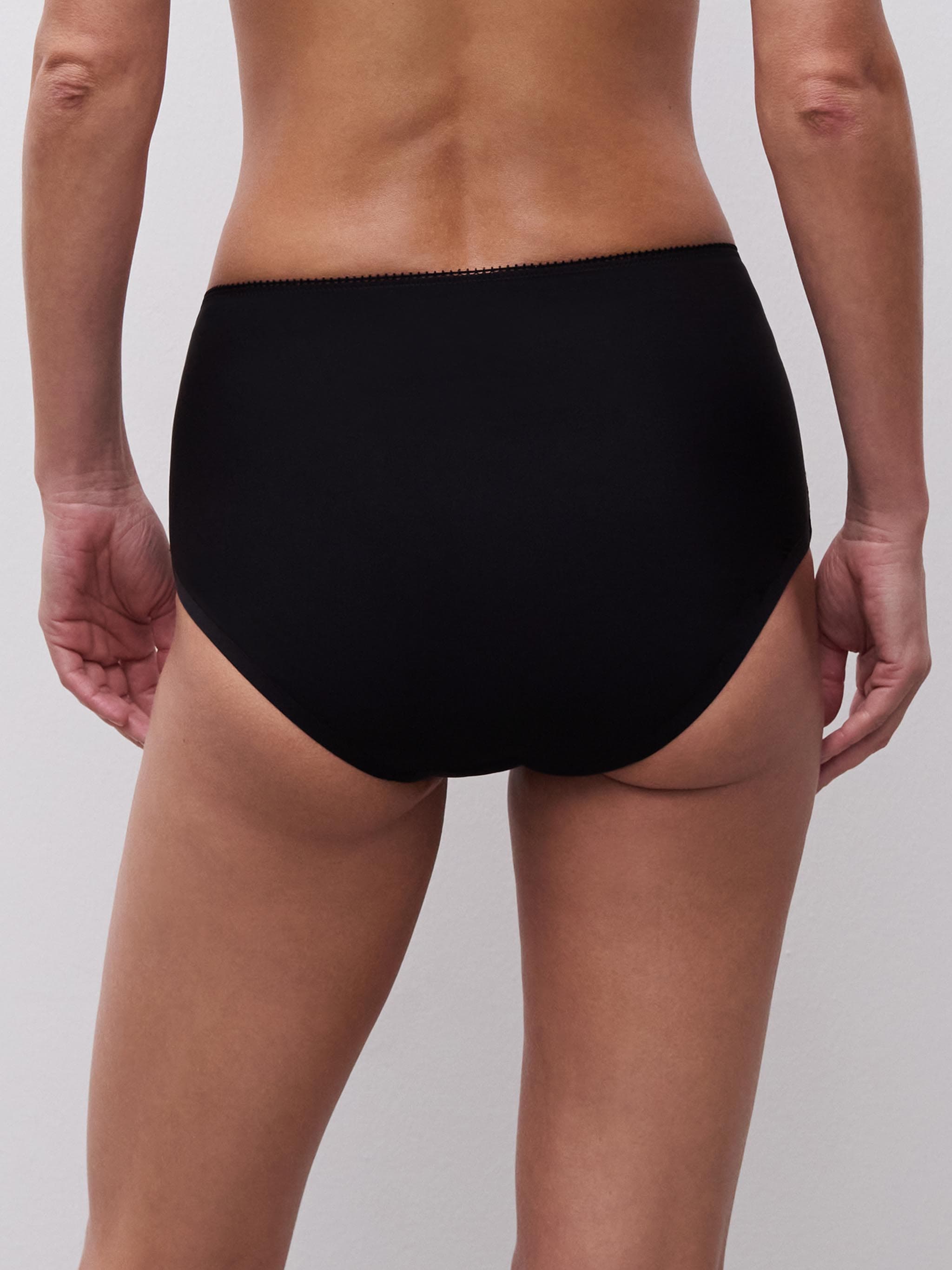 Hoge Taille slip - Zwart