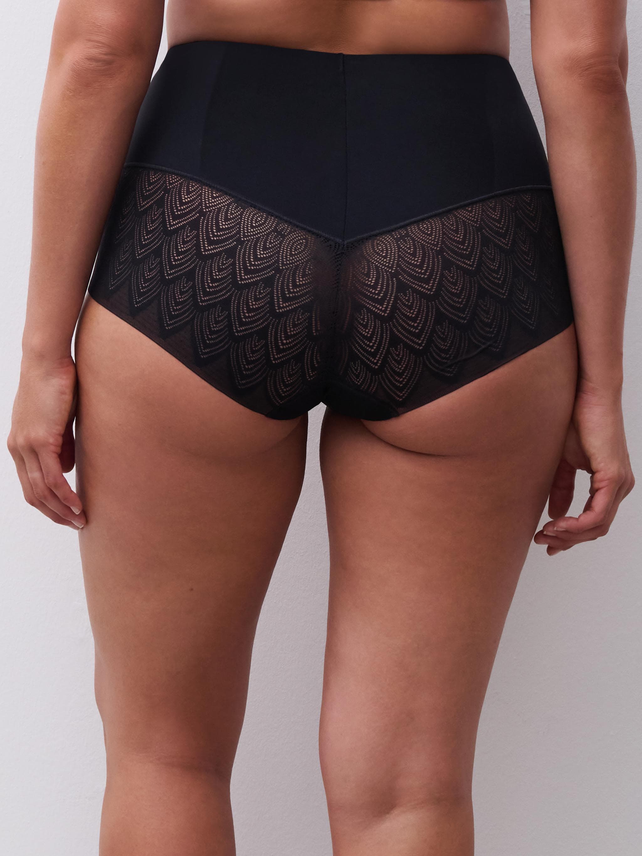 Corrigerende Hoge Taille Slip - Zwart