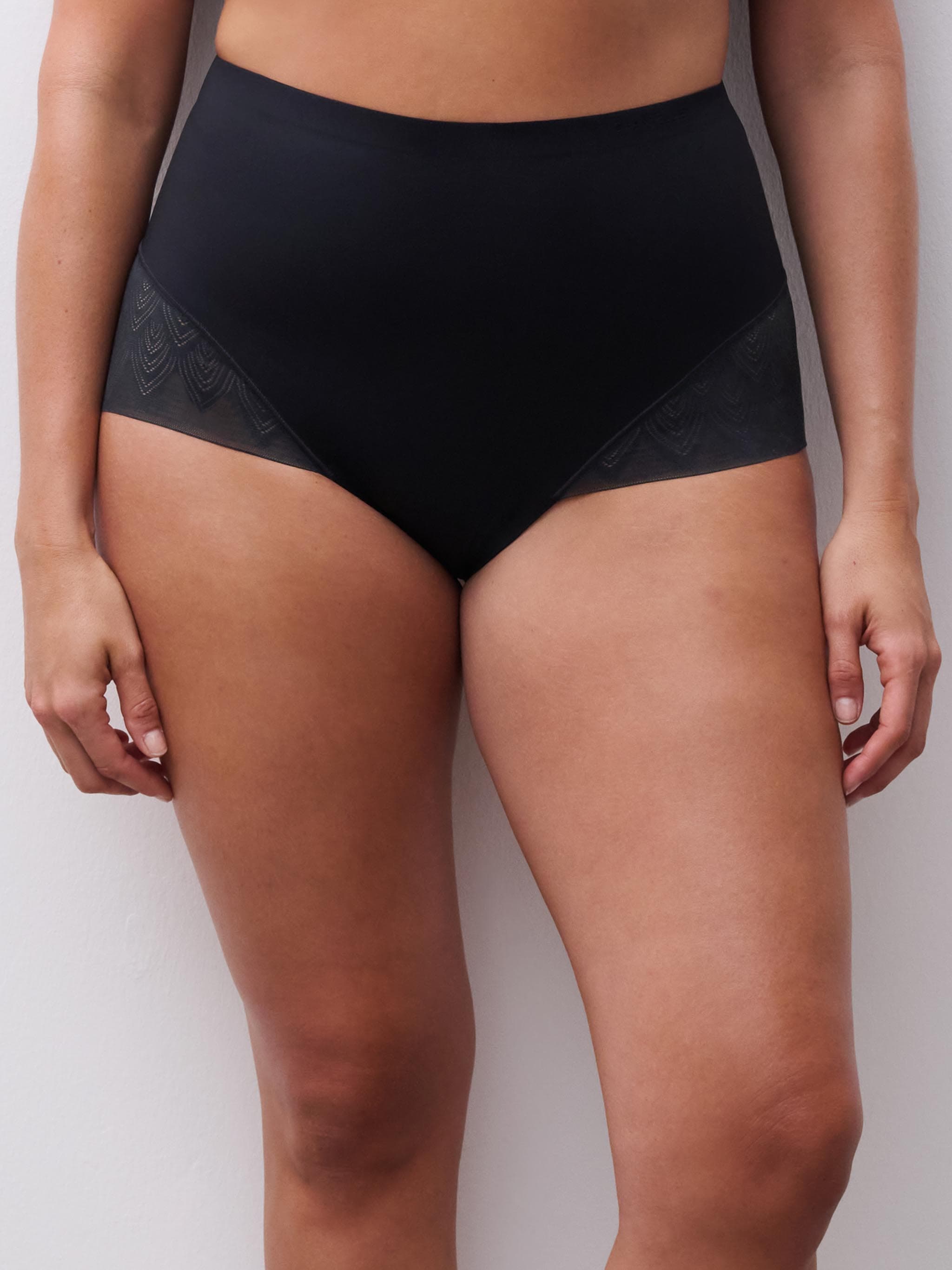 Corrigerende Hoge Taille Slip - Zwart