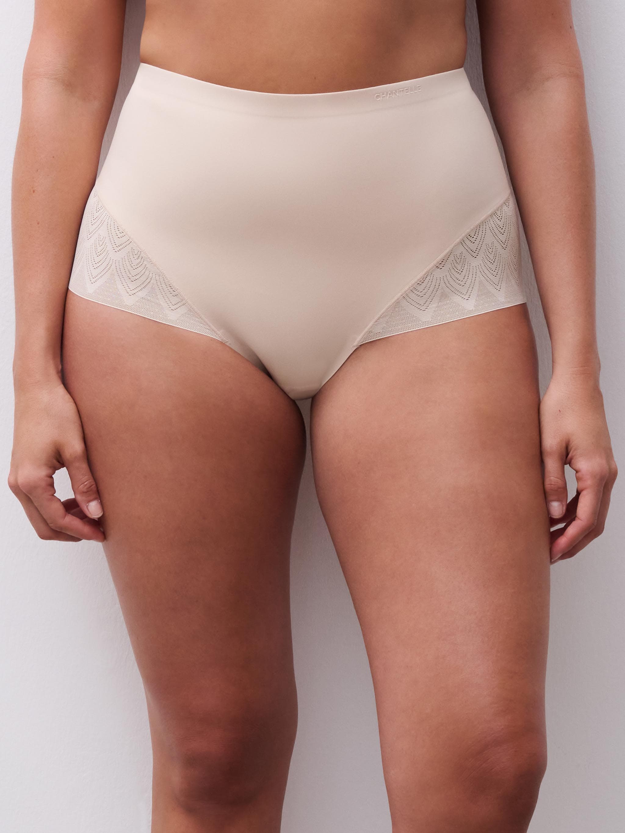 Corrigerende Hoge Taille Slip - Goudkleurig Beige