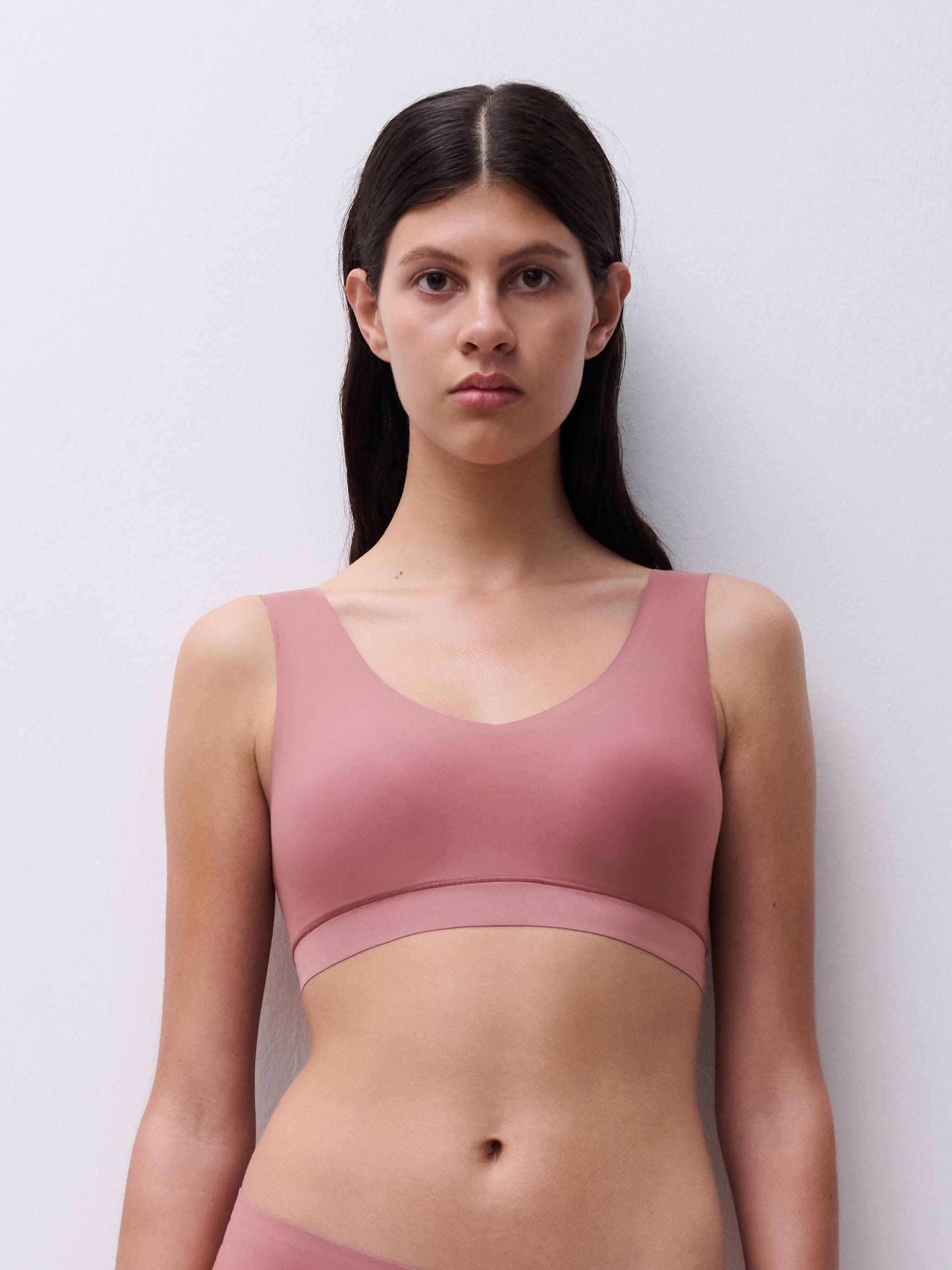 Softstretch V-neck Top - Rose des bois