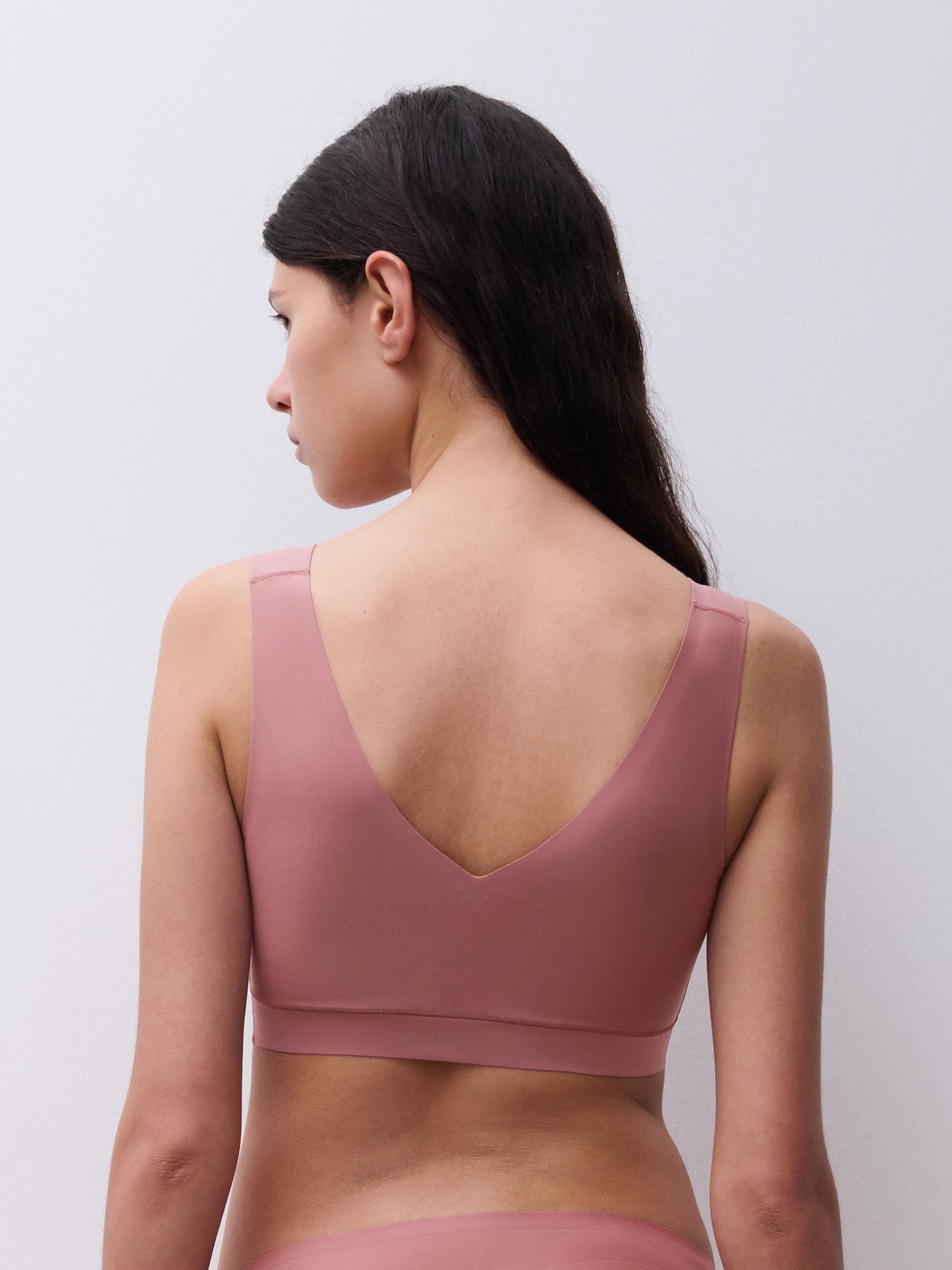 Softstretch V-neck Top - Rose des bois