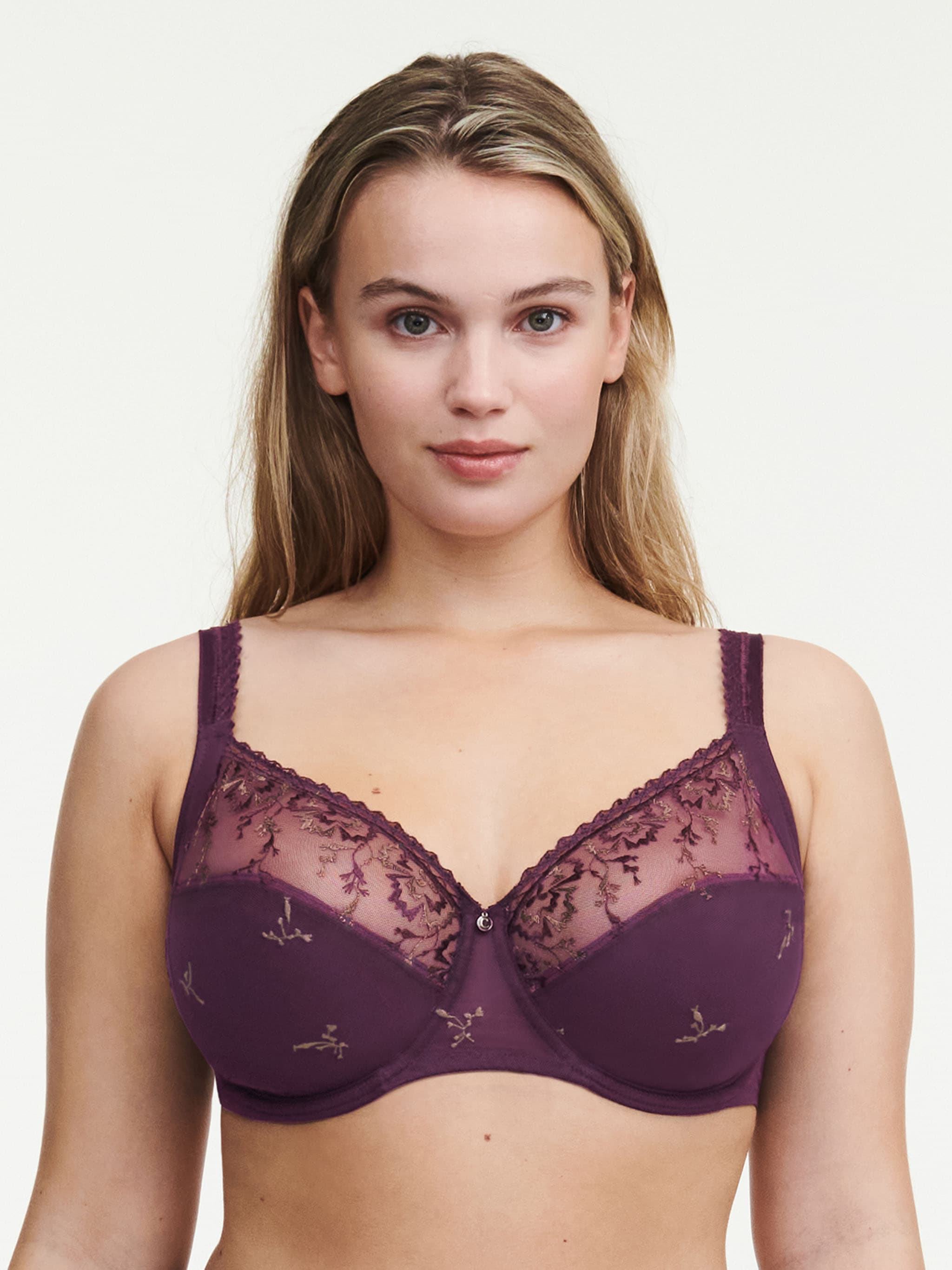 3-Delige beugel BH - AUBERGINE SHADES