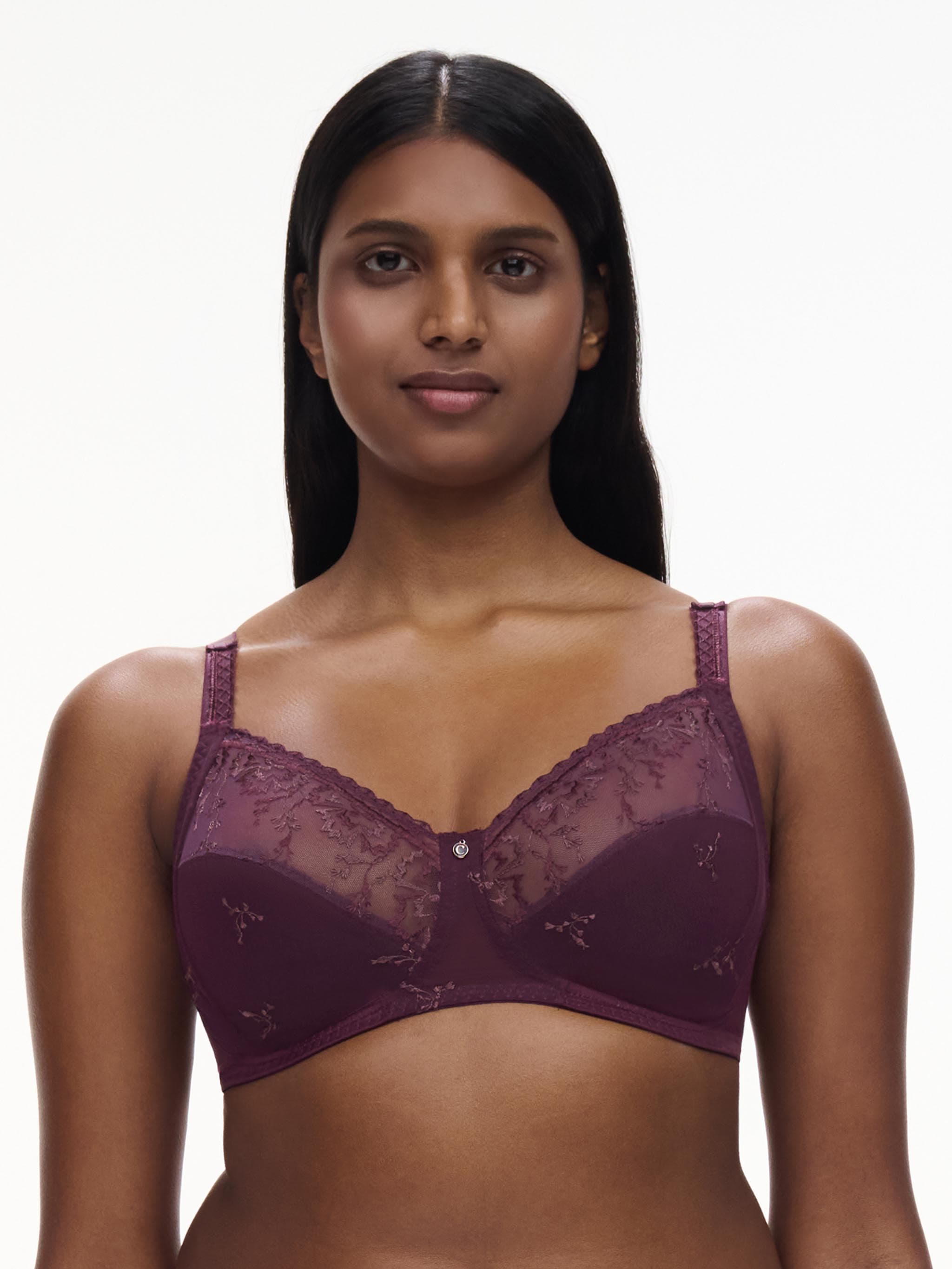 Niet Voorgevormde BH zonder Beugel - AUBERGINE SHADES