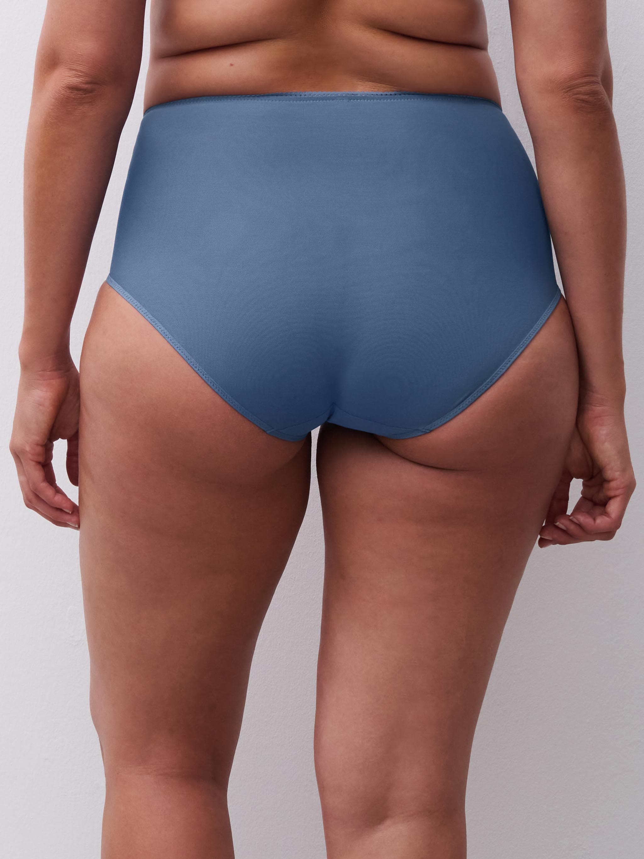 Hoge taille slip - Blauw