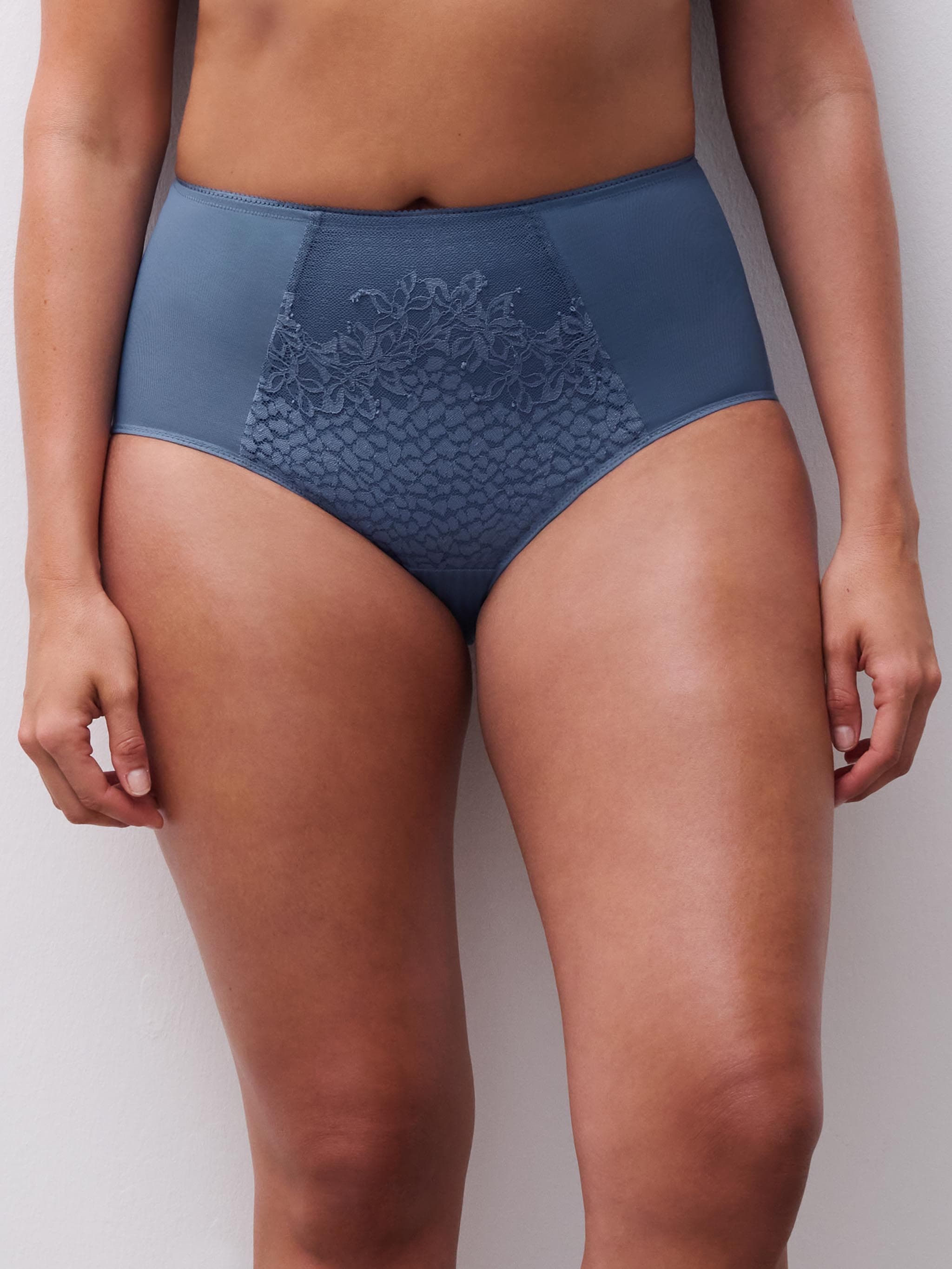 Hoge taille slip - Blauw