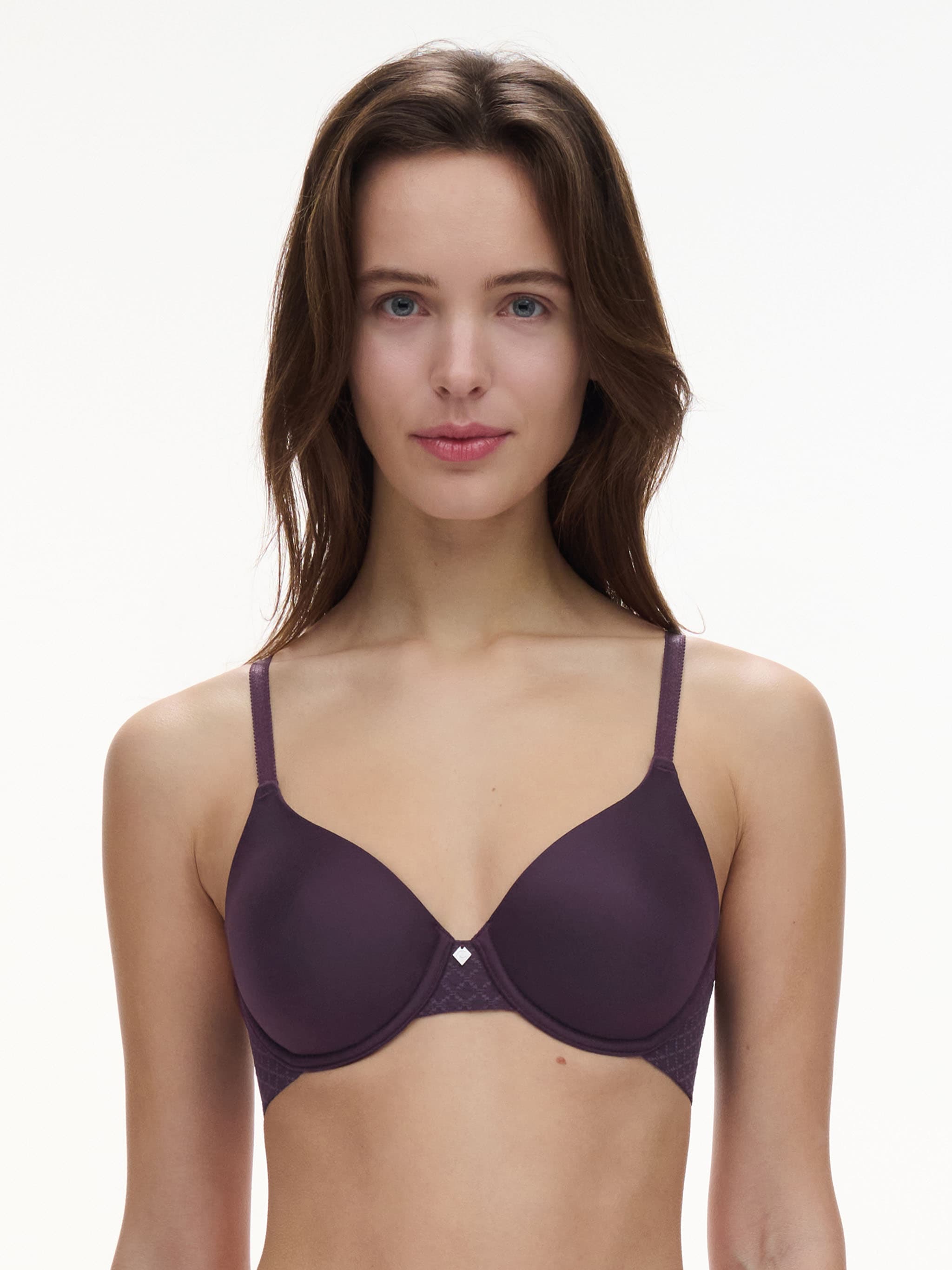 Voorgevormde T-shirt BH - Aubergine