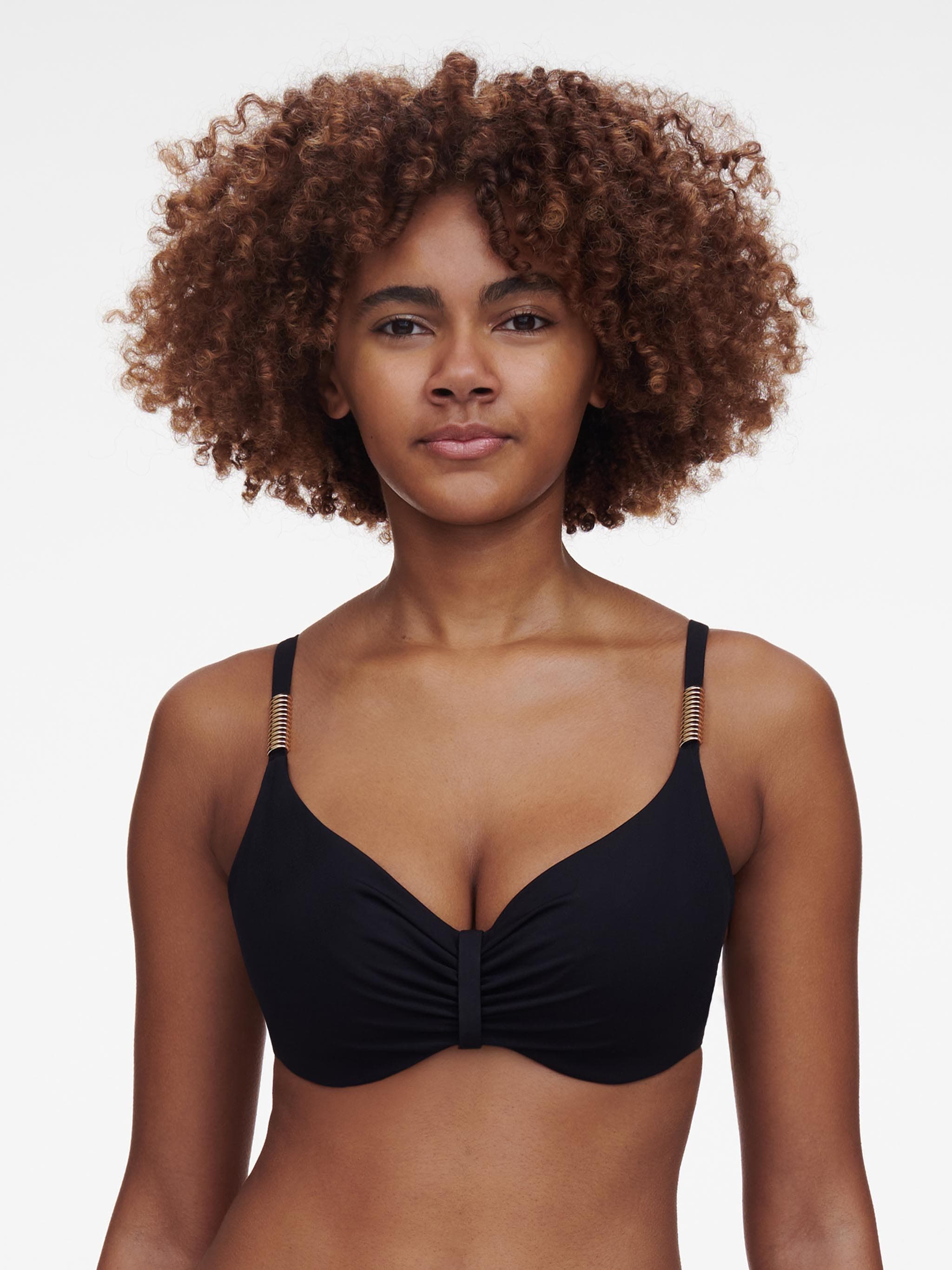 Bikinitop met beugel - Zwart