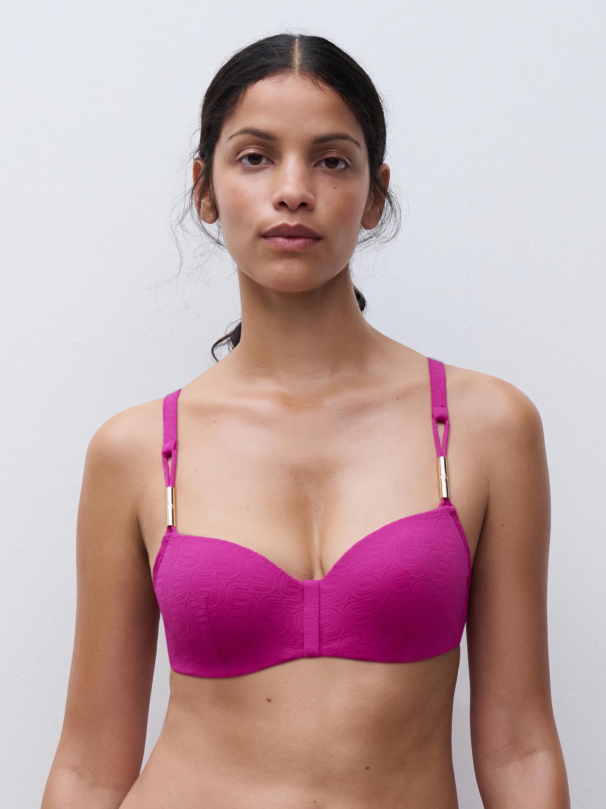 Voorgevormde Bikinitop - Tyrian Fuchsia
