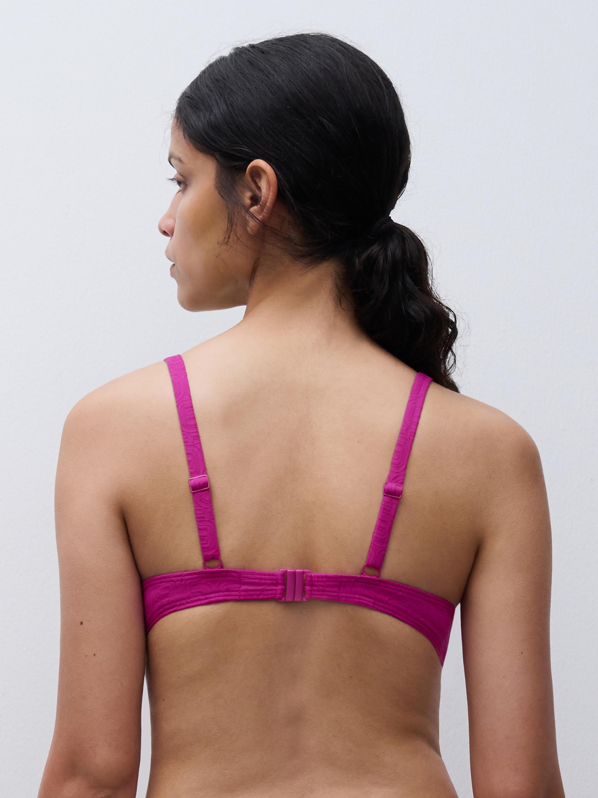 Voorgevormde Bikinitop - Tyrian Fuchsia