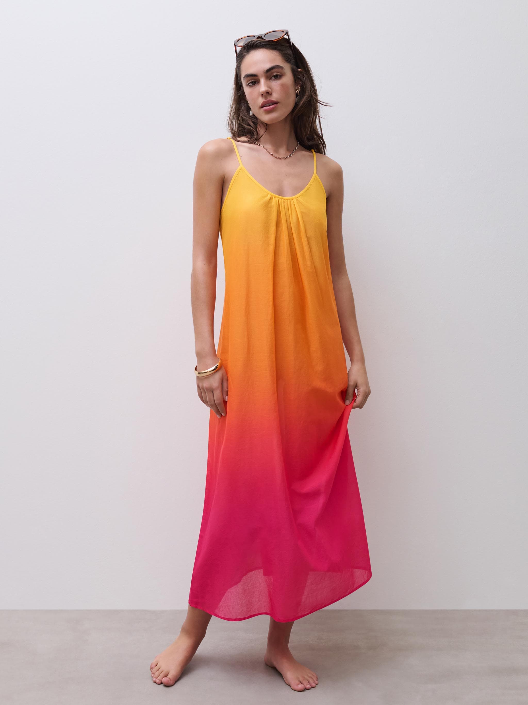 Strandjurk - Sunrise tie & dye