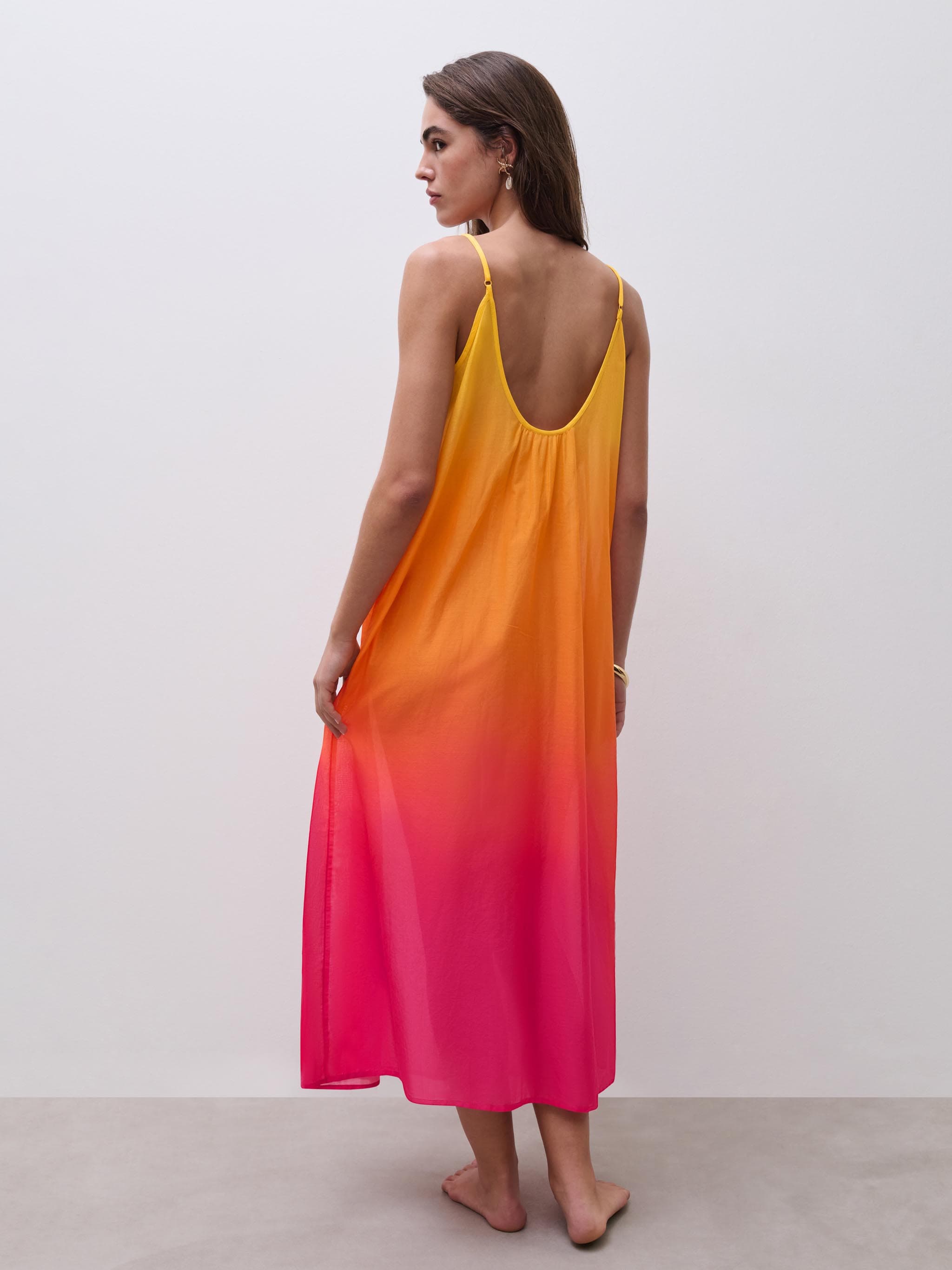 Strandjurk - Sunrise tie & dye