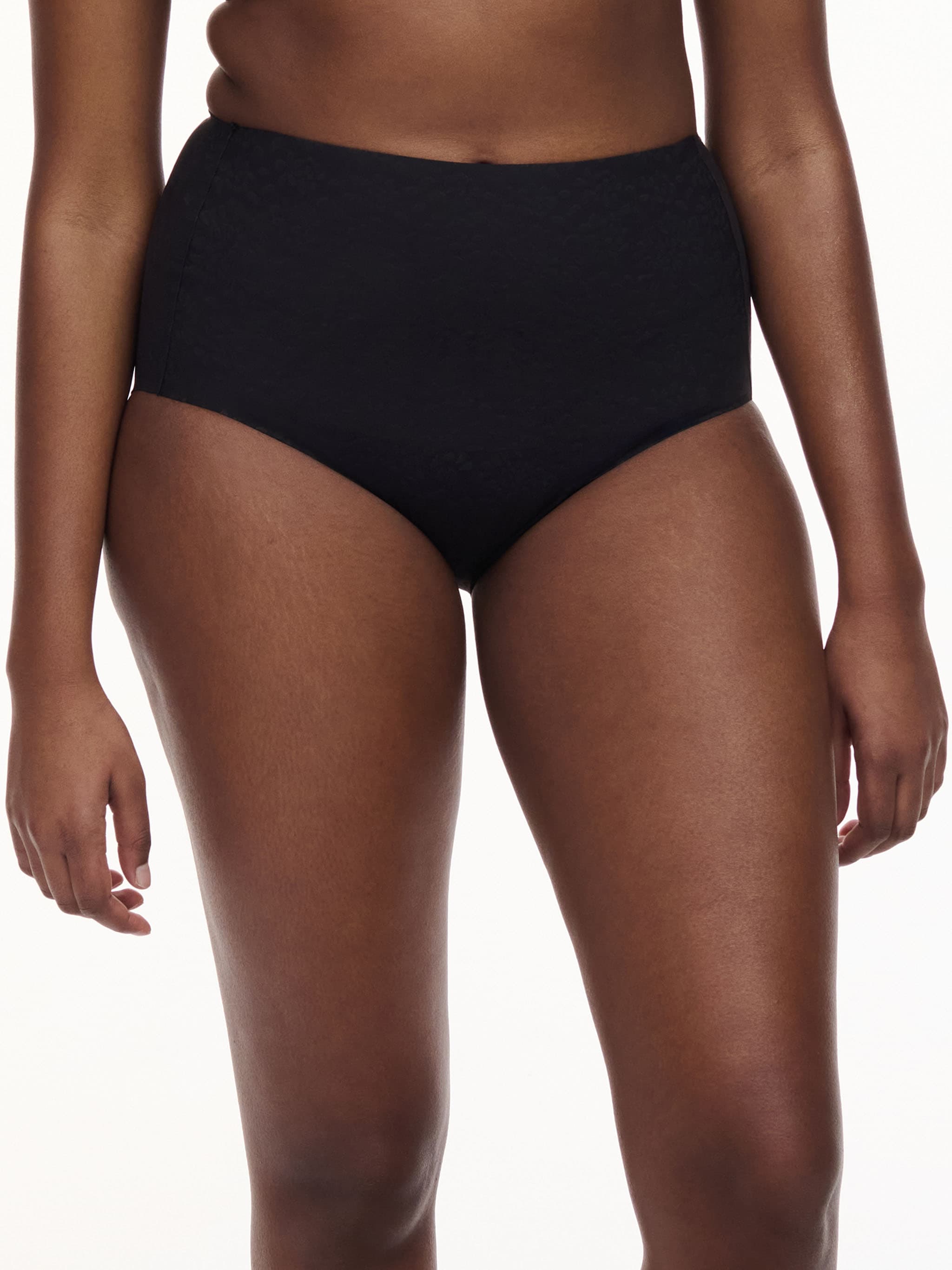 Hoge Taille Slip - Zwart