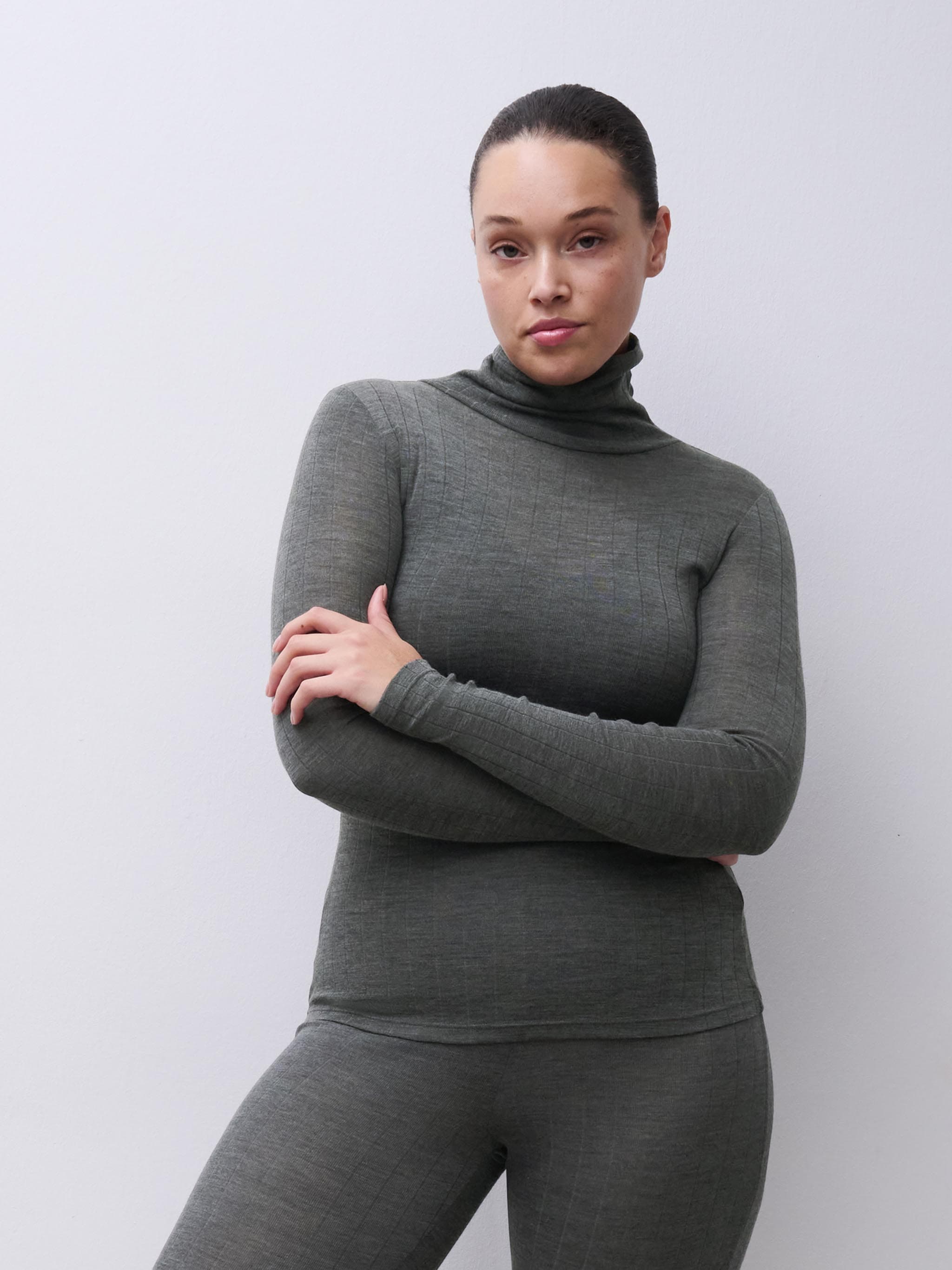 UW TOP TSHIRT LS - Arduingrijs