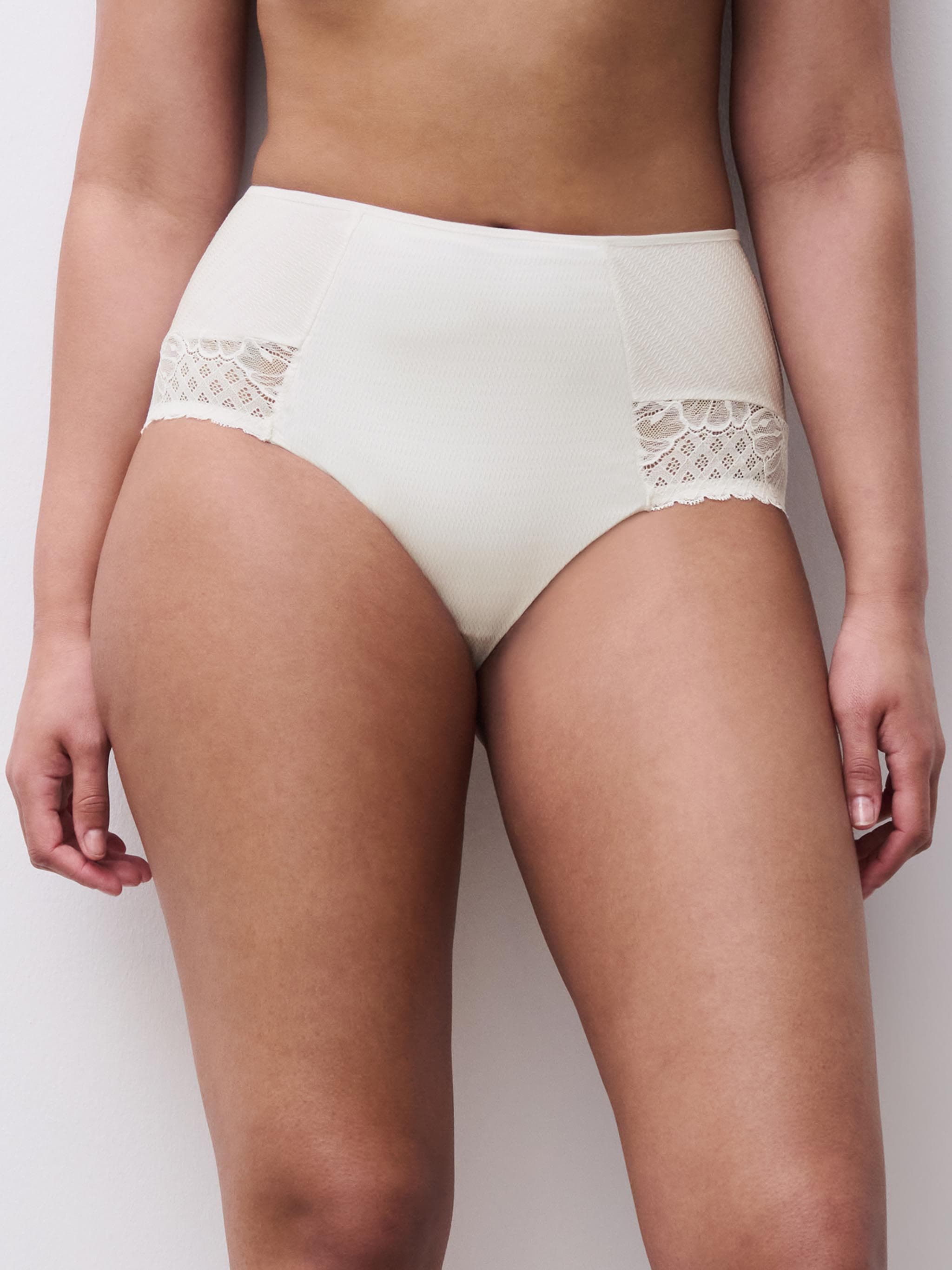 Hoge taille slip - Milk