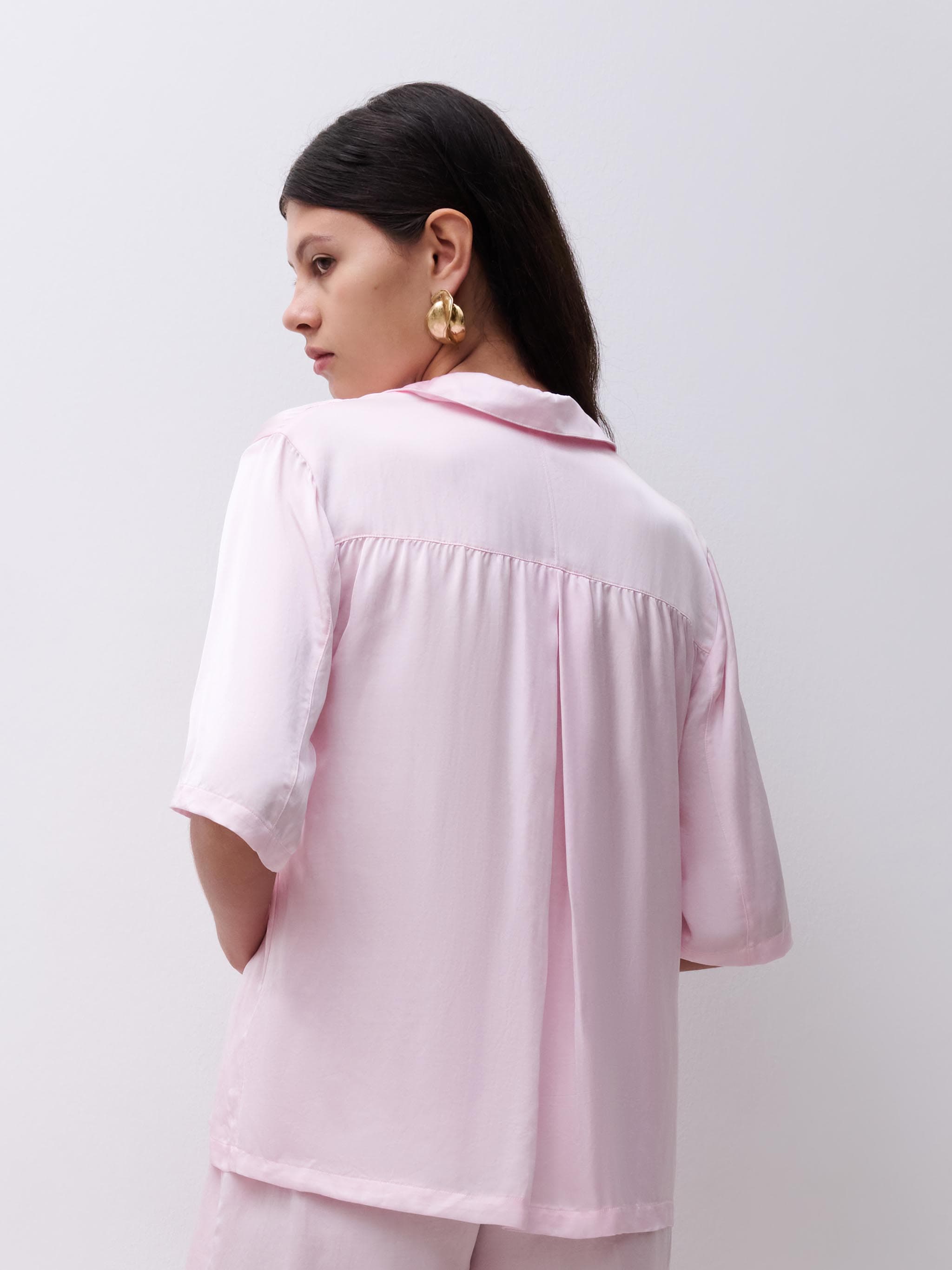 Top korte mouw - Waterlelie Roze