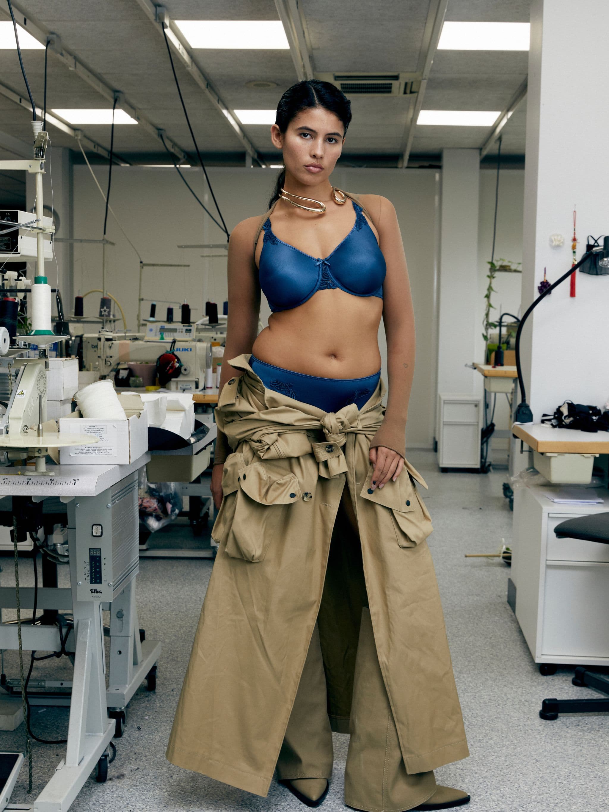 Niet Voorgevormde Beugel BH - Jeans Blue
