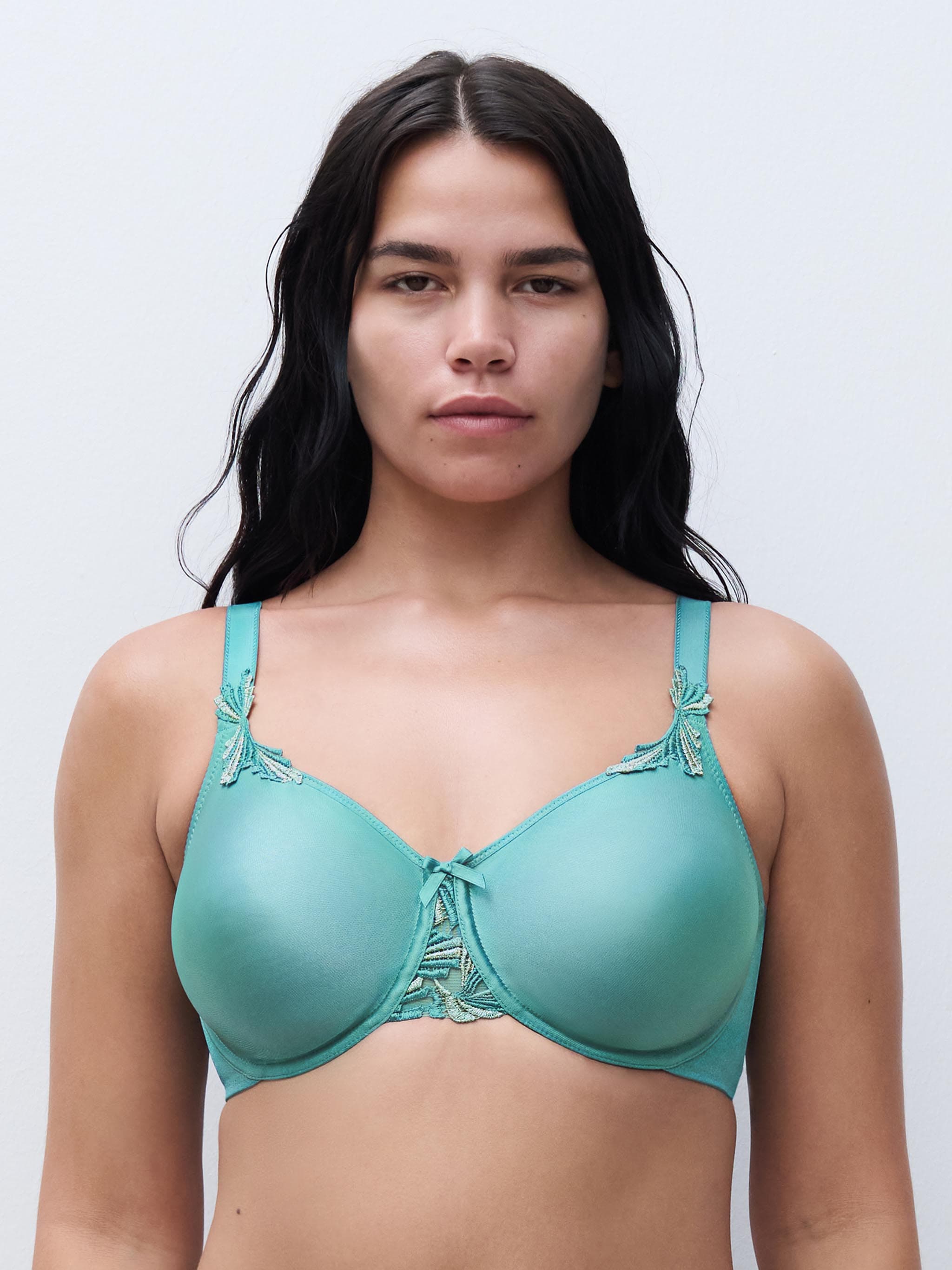Moulded BH - Peacock Lurex