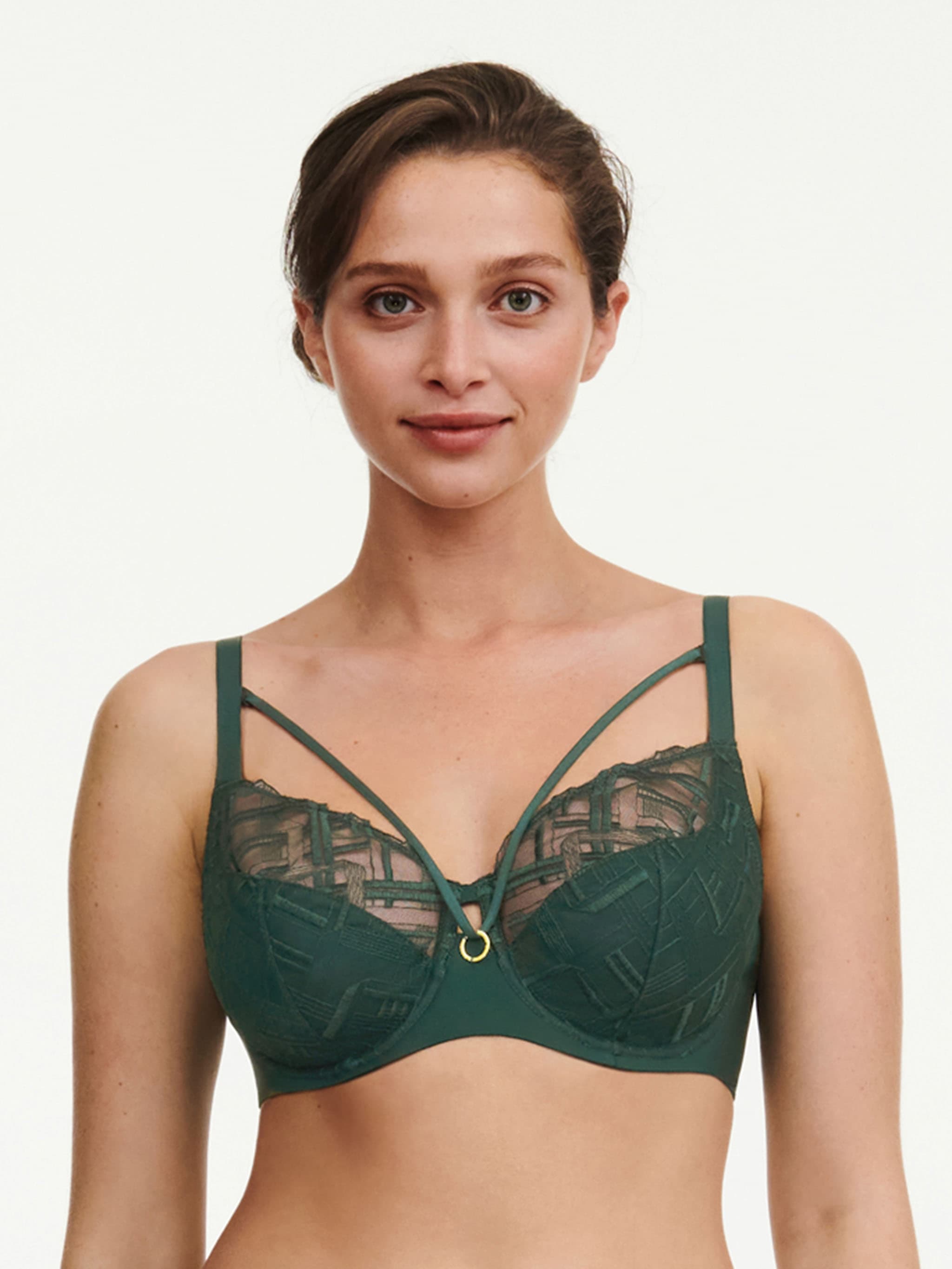 Niet Voorgevormde Beugel BH - Empire green 