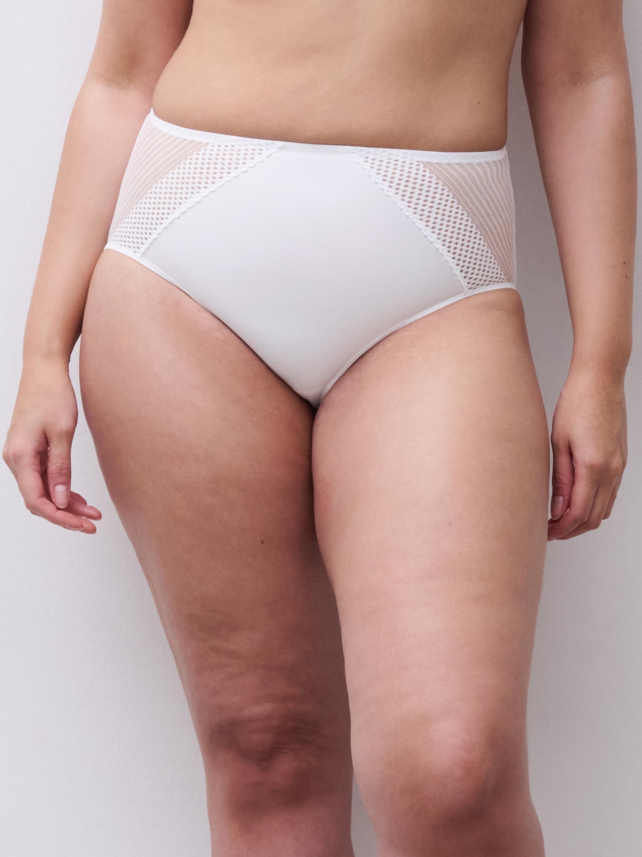 Hoge taille slip - Wit