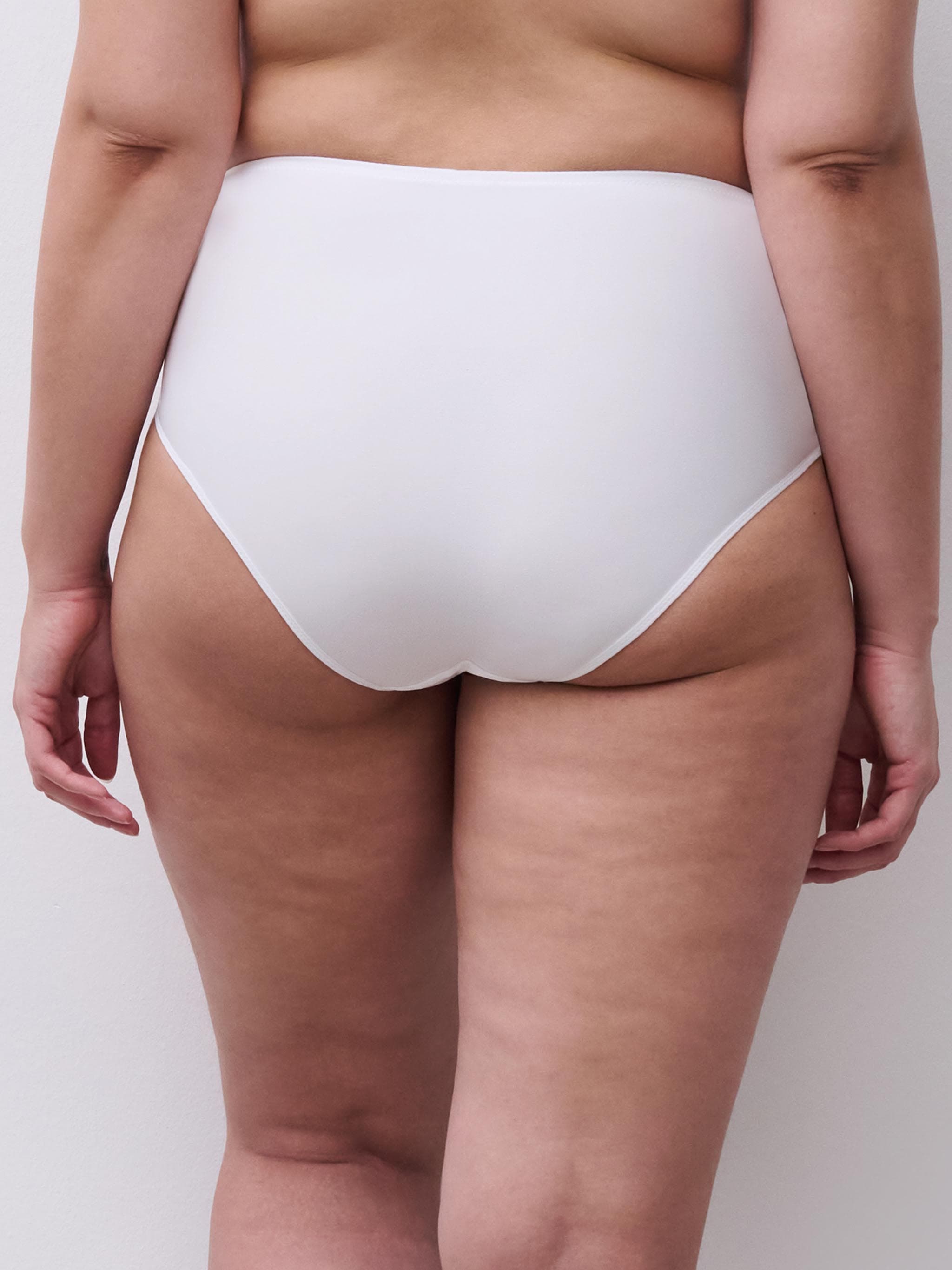 Hoge taille slip - Wit