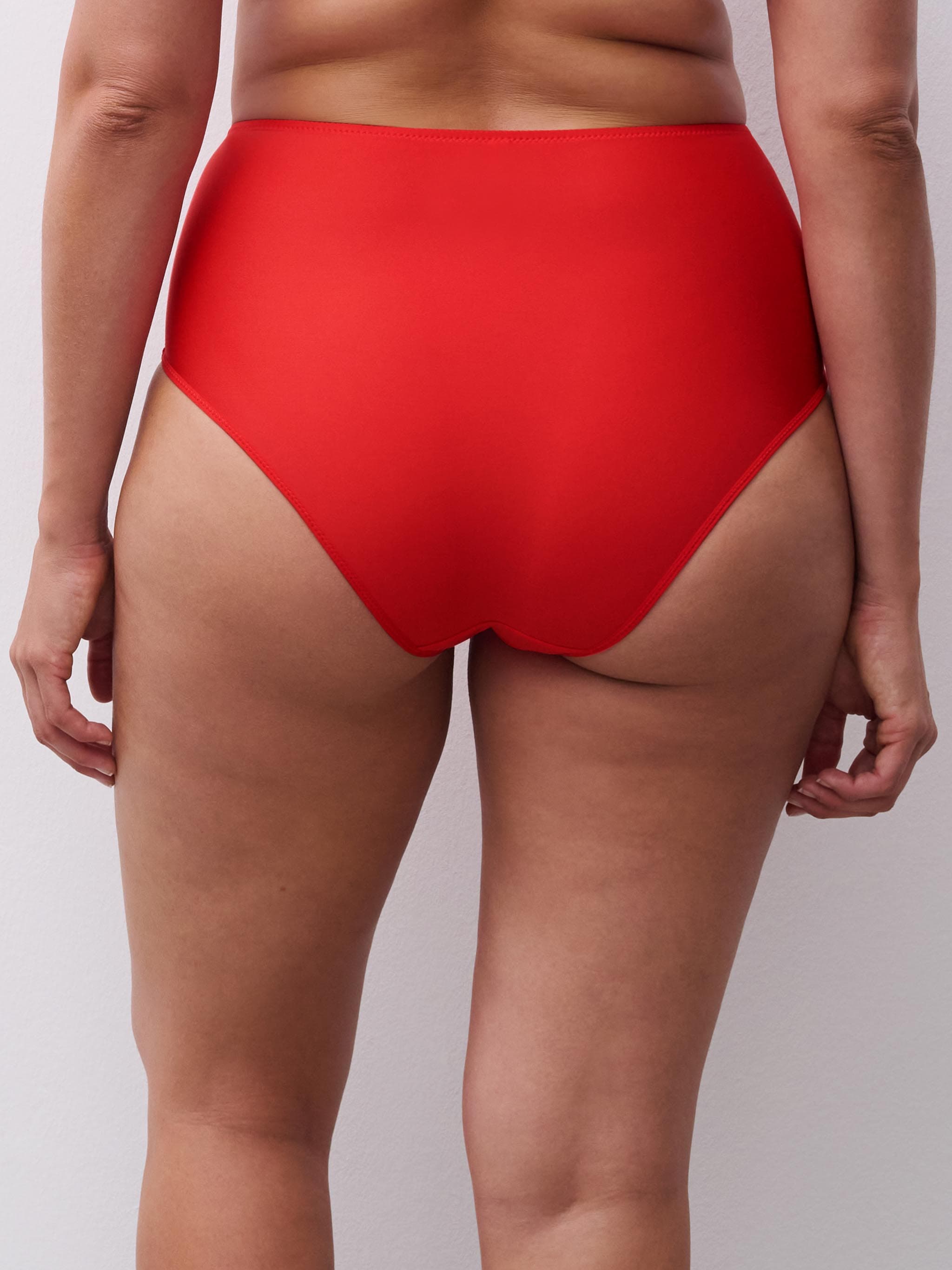 Hoge Taille Slip - Rood