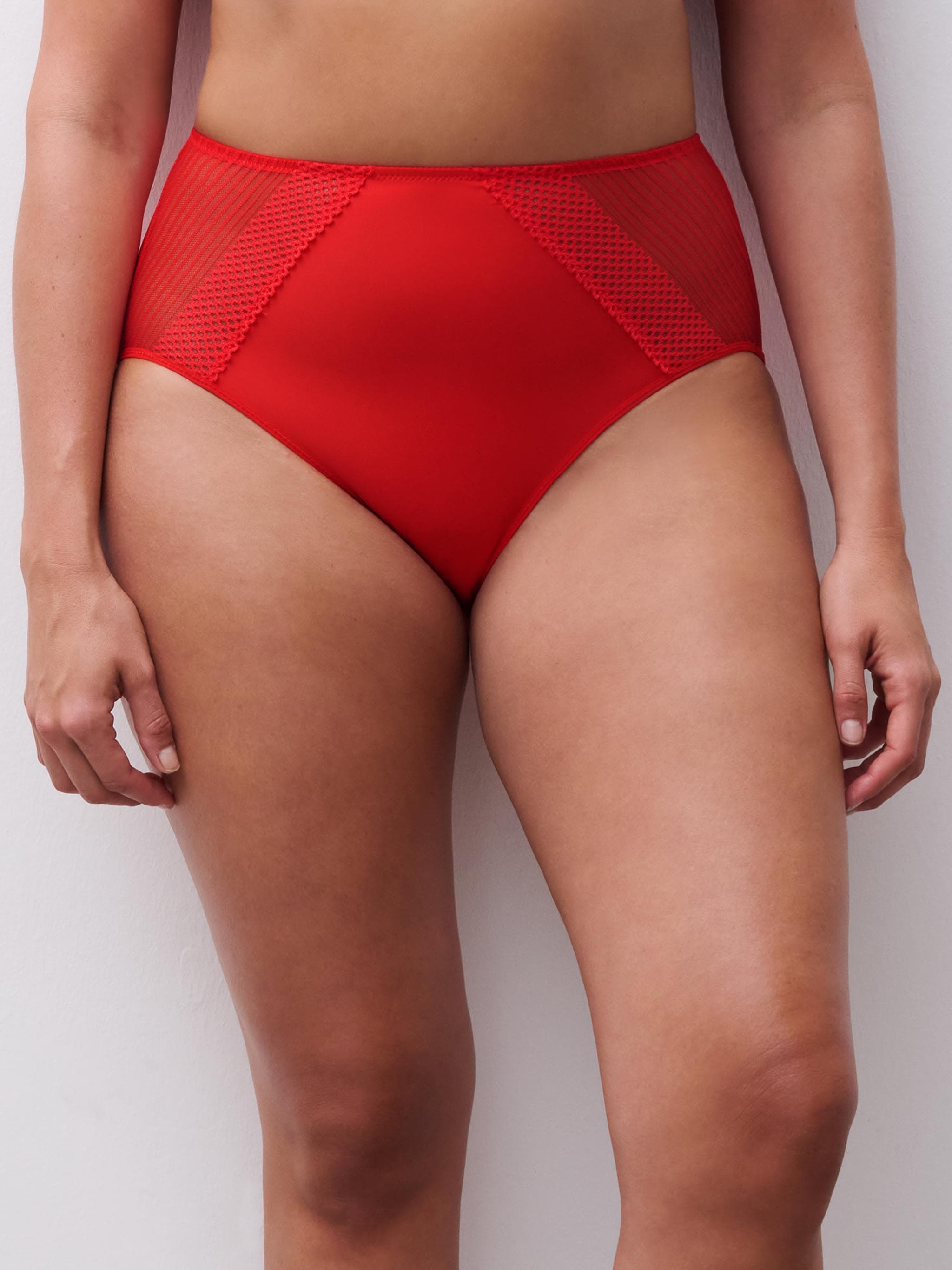Hoge Taille Slip - Rood