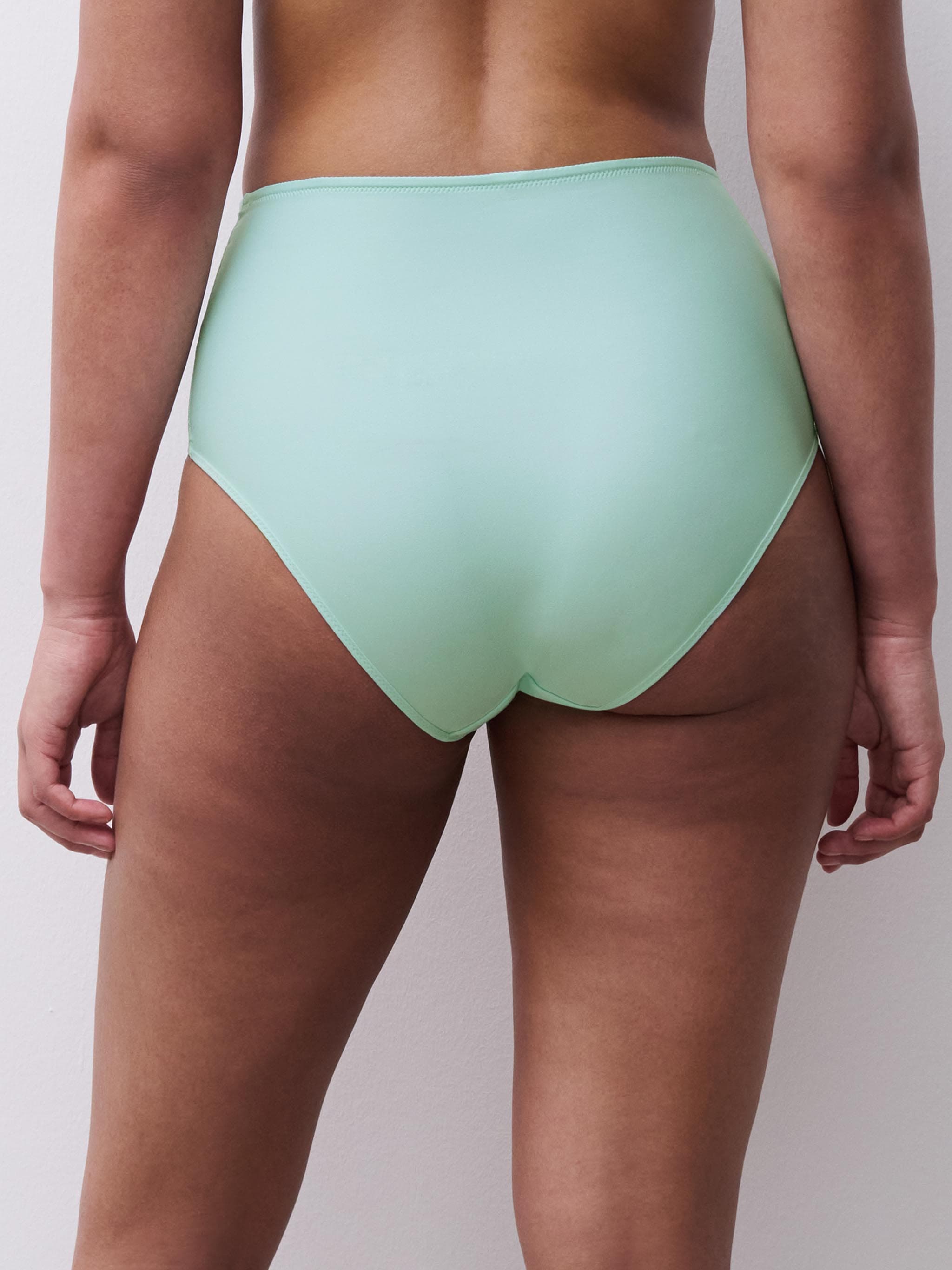 Hoge taille slip - Nile green