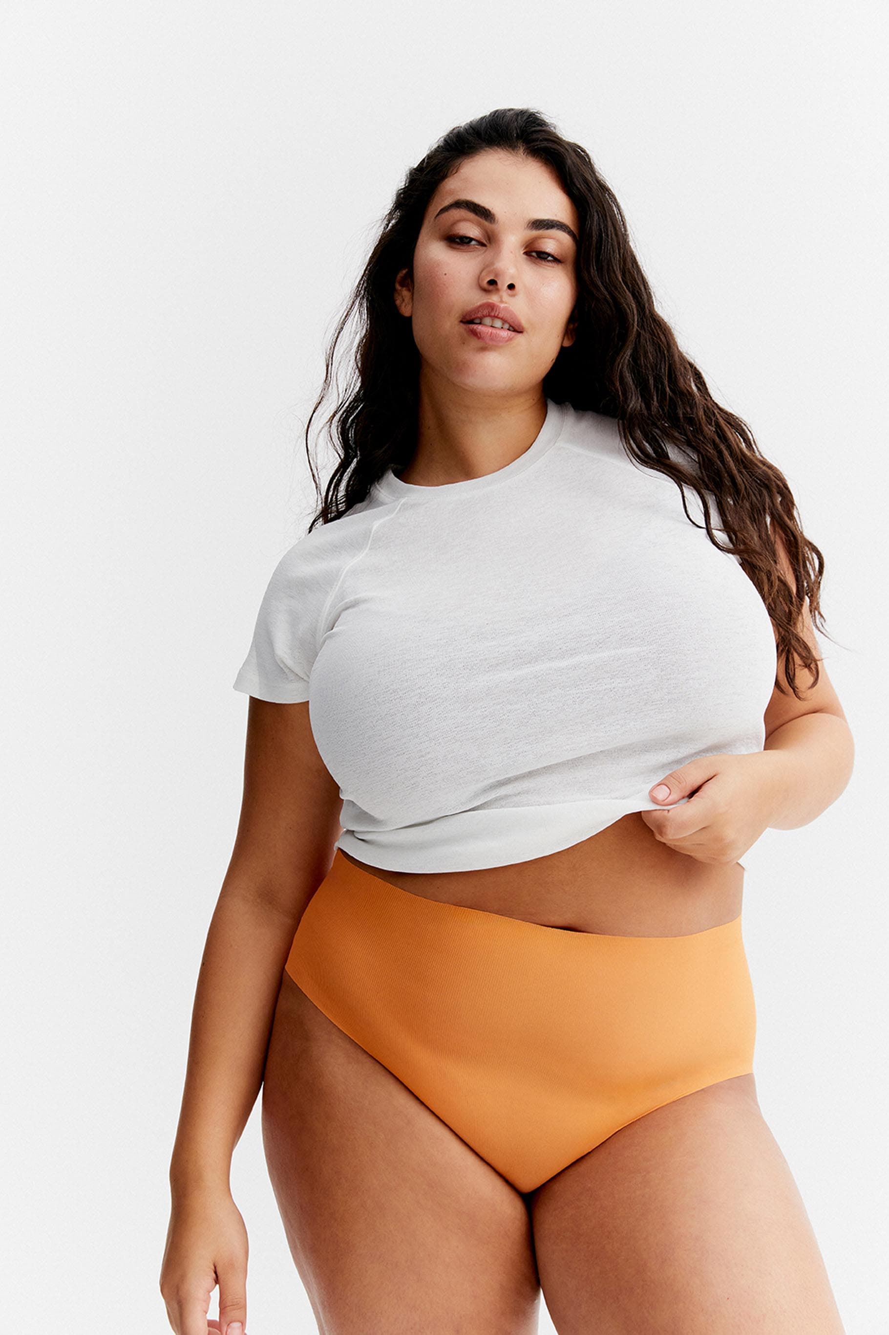 Pulpies Cheeky High waist brief - Clementine