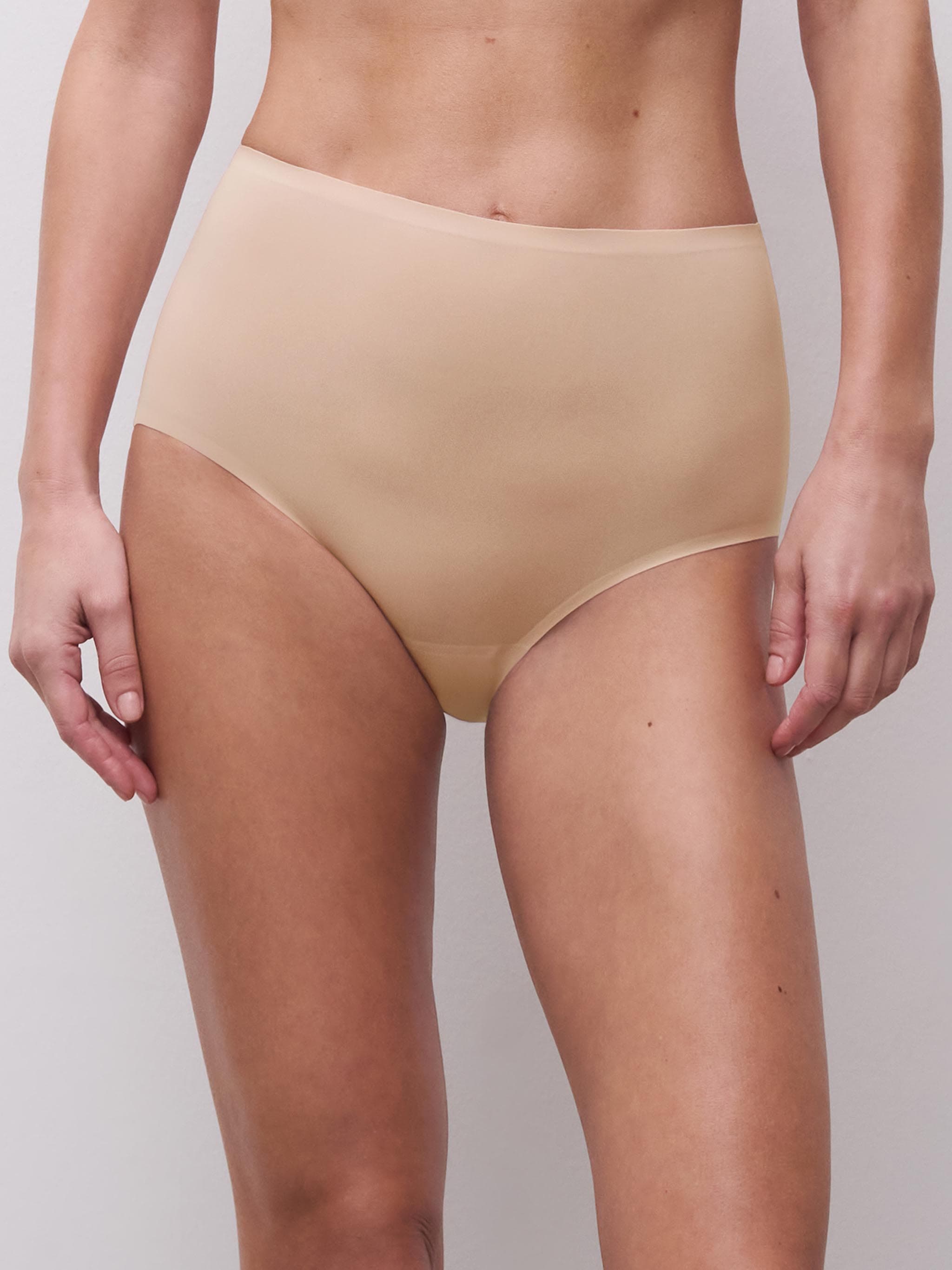 Hoge taille slip - Goudkleurig Beige