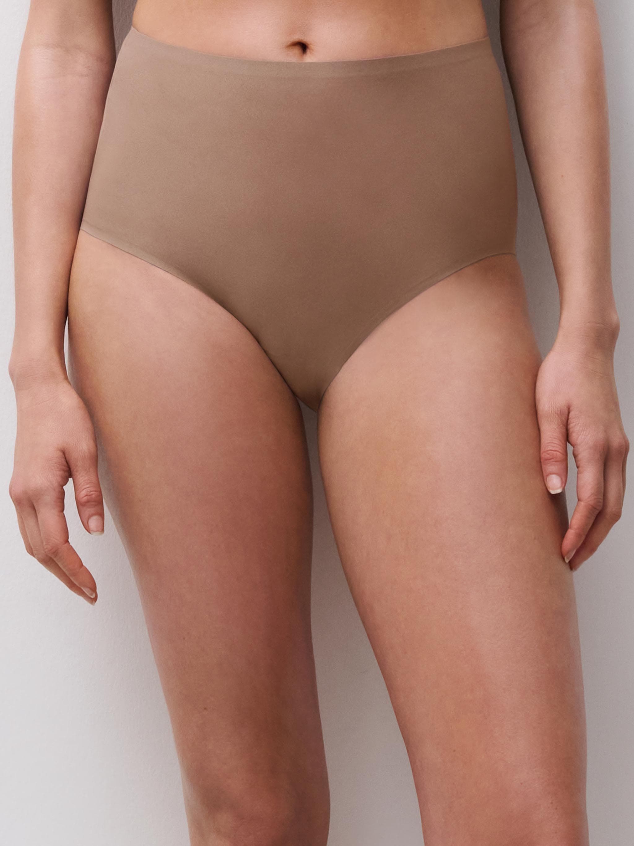 Hoge Taille Slip SoftStretch - Capuccino