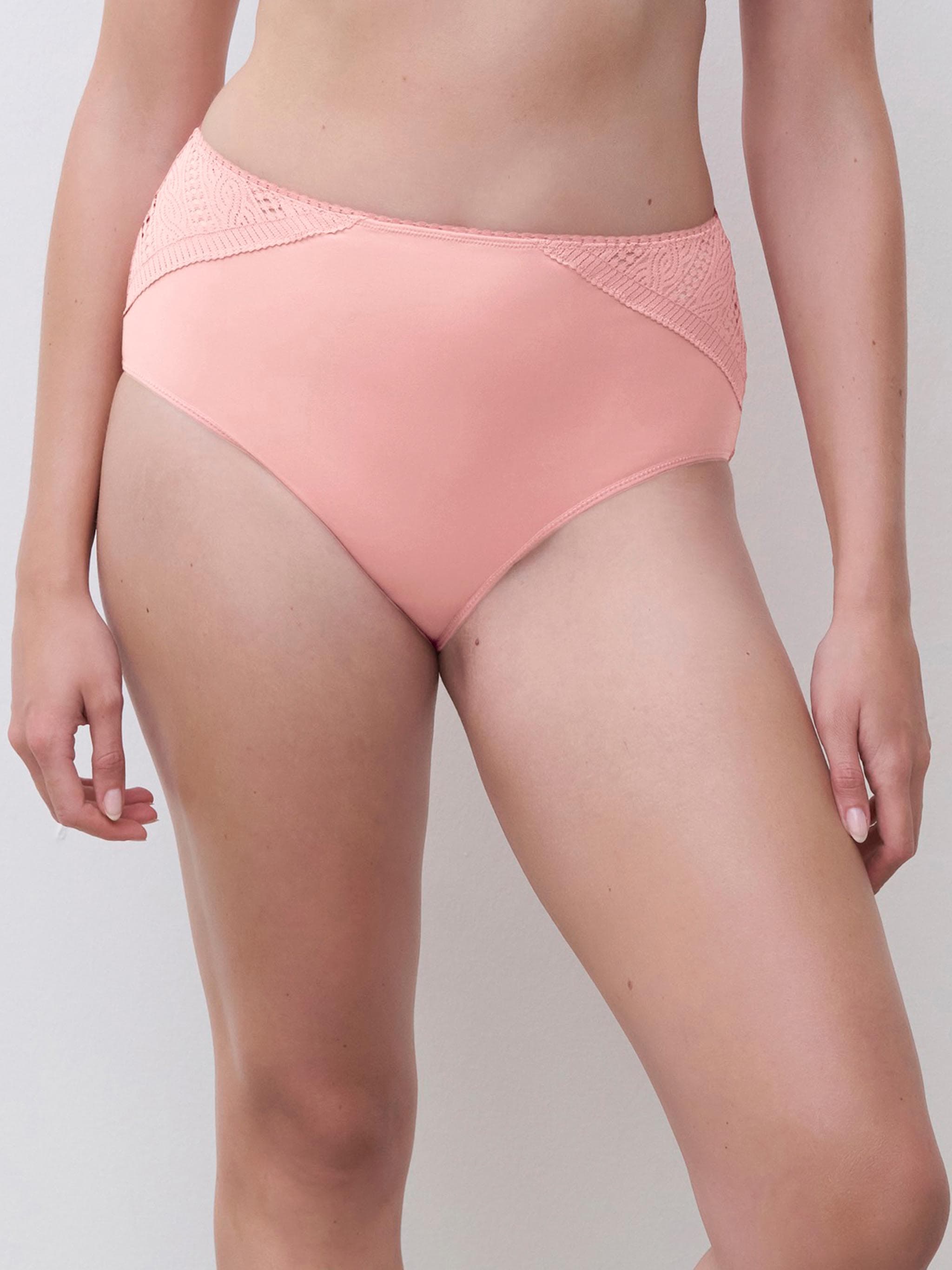 Hoge taille slip - Fluorroze