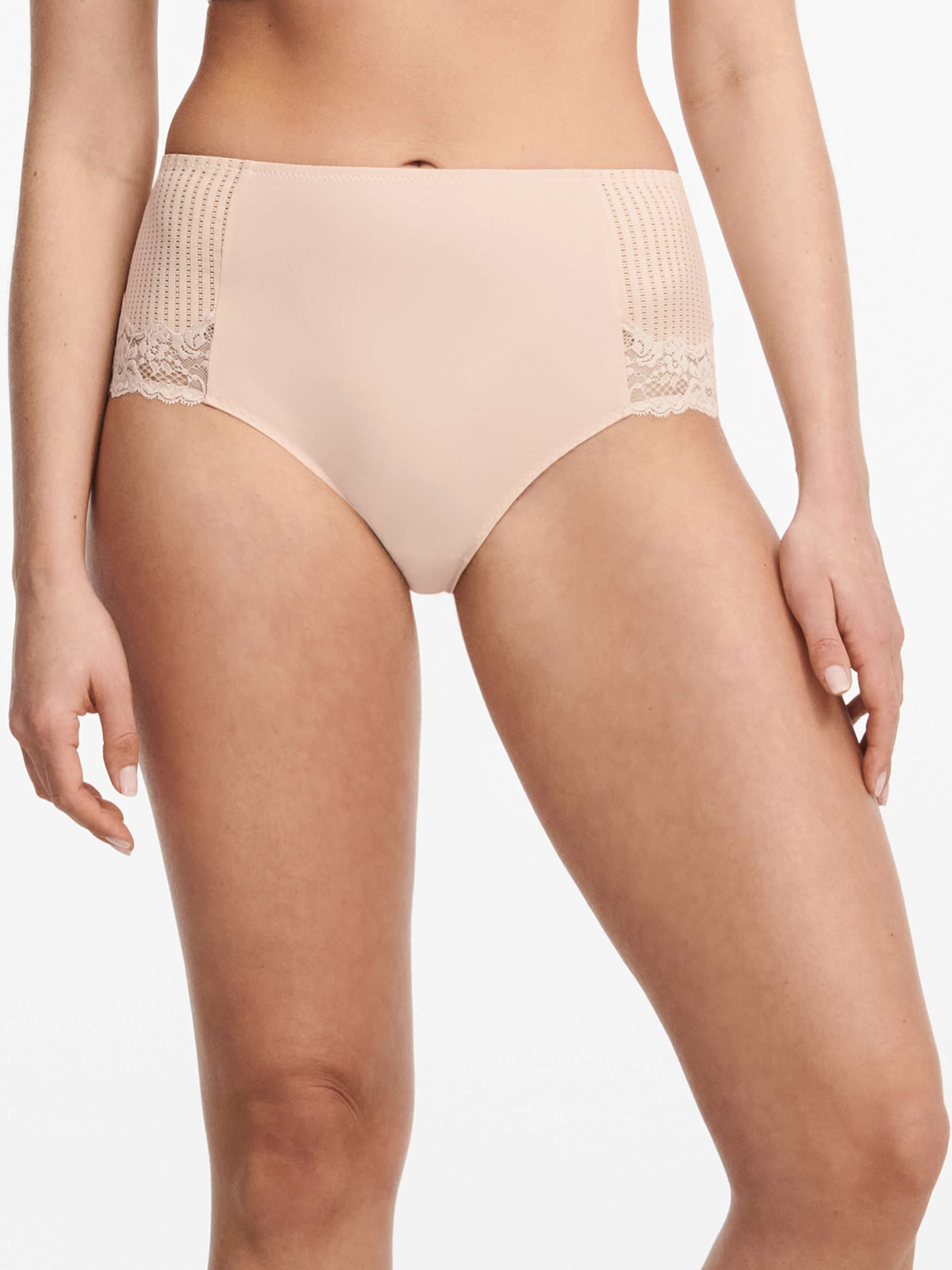 Hoge taille slip - Goudkleurig Beige