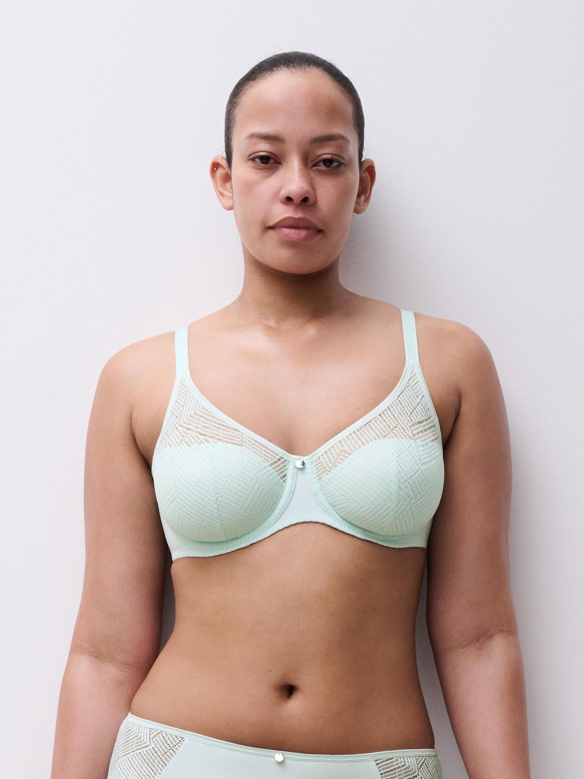 Niet Voorgevormde Beugel BH - Blauw