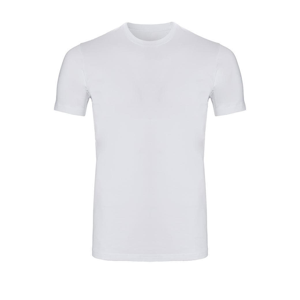 Heren T-shirt (2-pack) - Wit