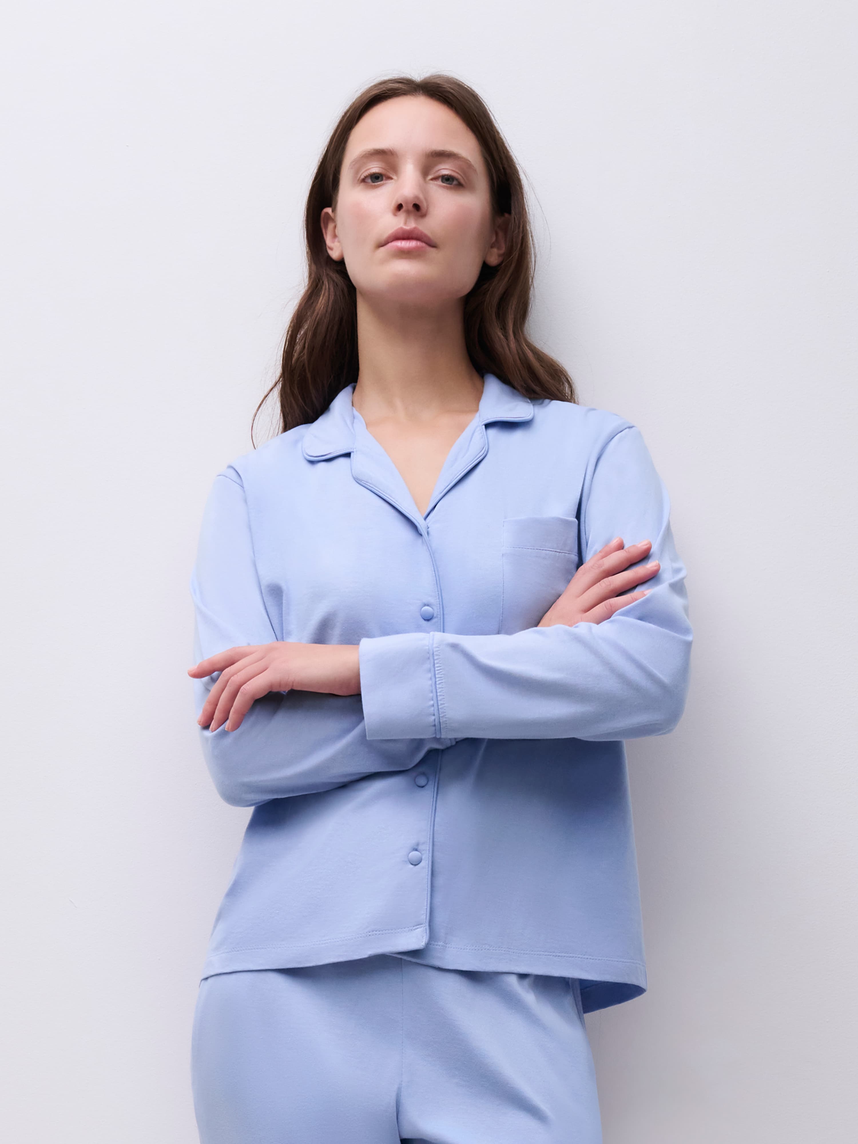 Top lange mouw - Lilac Blue