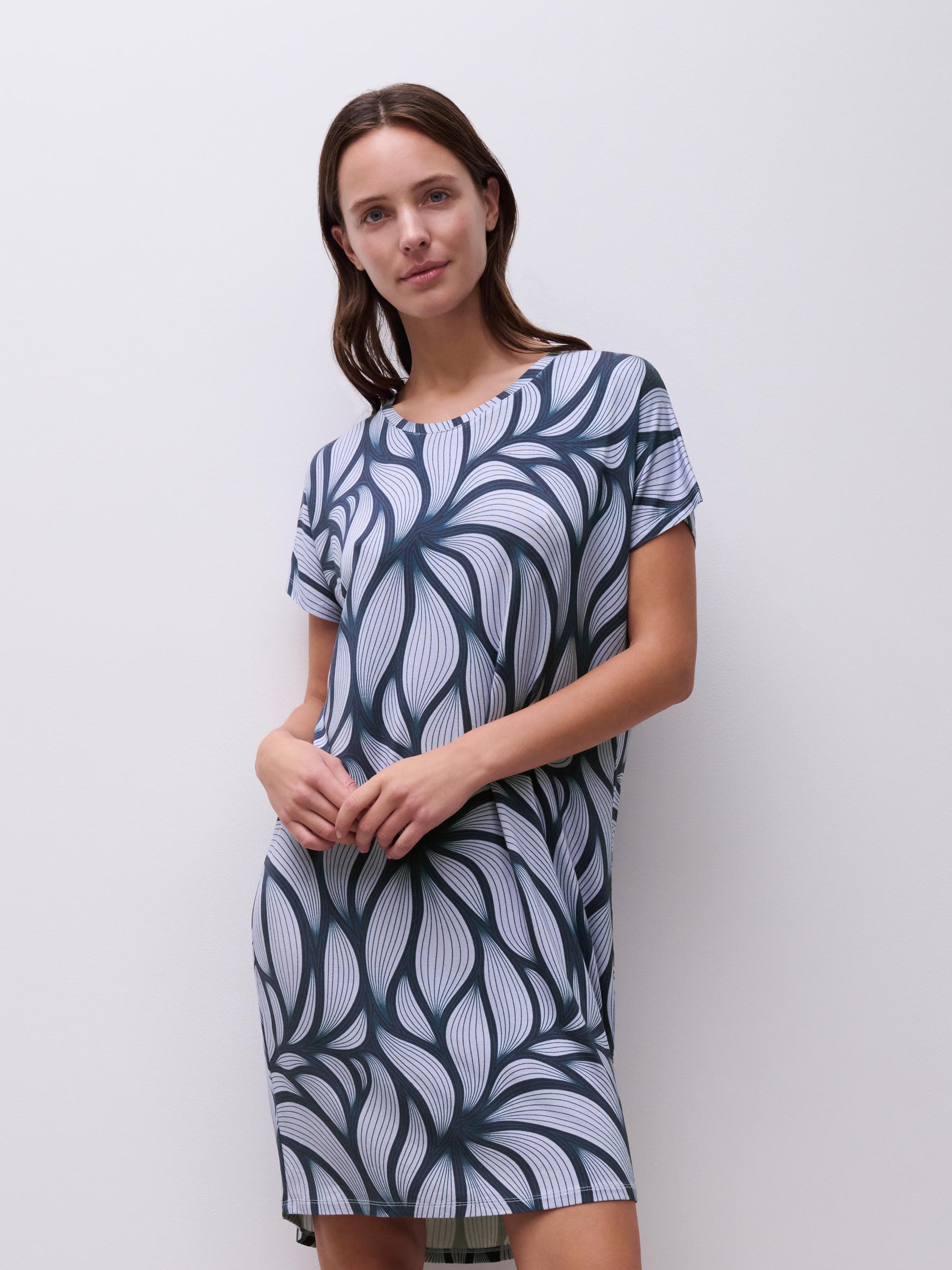 Nachthemd korte mouw - D86